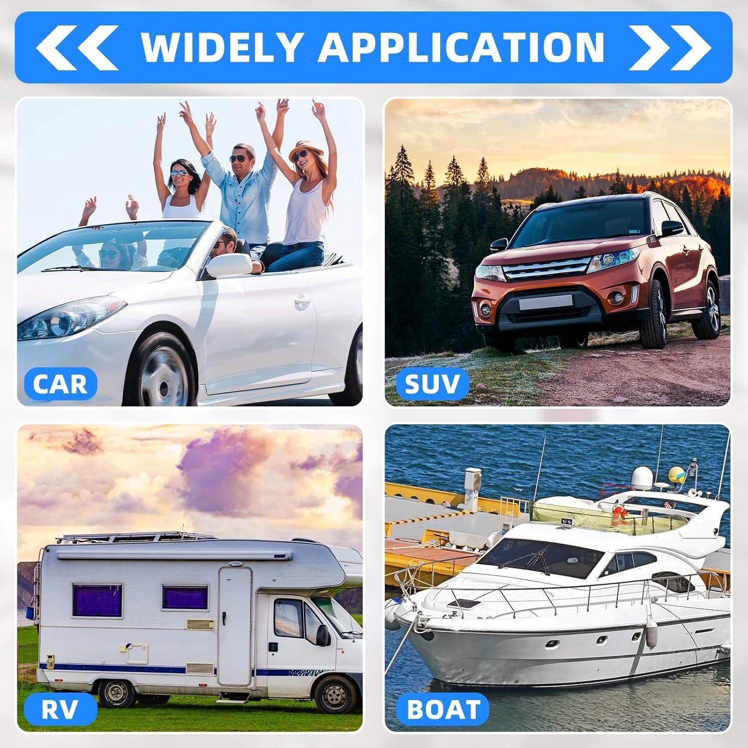 Kit de Limpiador de Auto Tanlade 2 Piezas con Mango Extensible