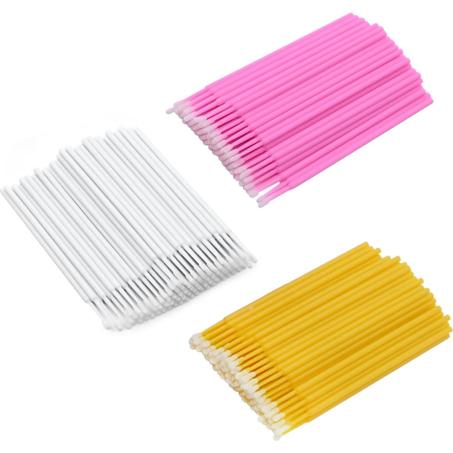 Pinceles de Retoque Automotriz Saihisday 1.2-2.5 mm 300 Pcs