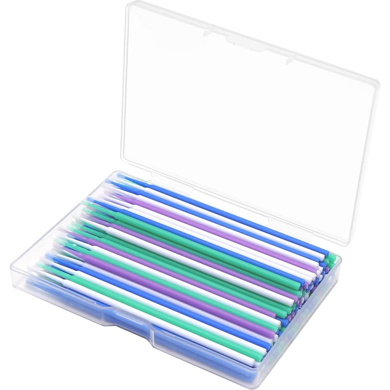 200 Pinceles de Retoque Automotriz LIDSCURA Micro Aplicadores