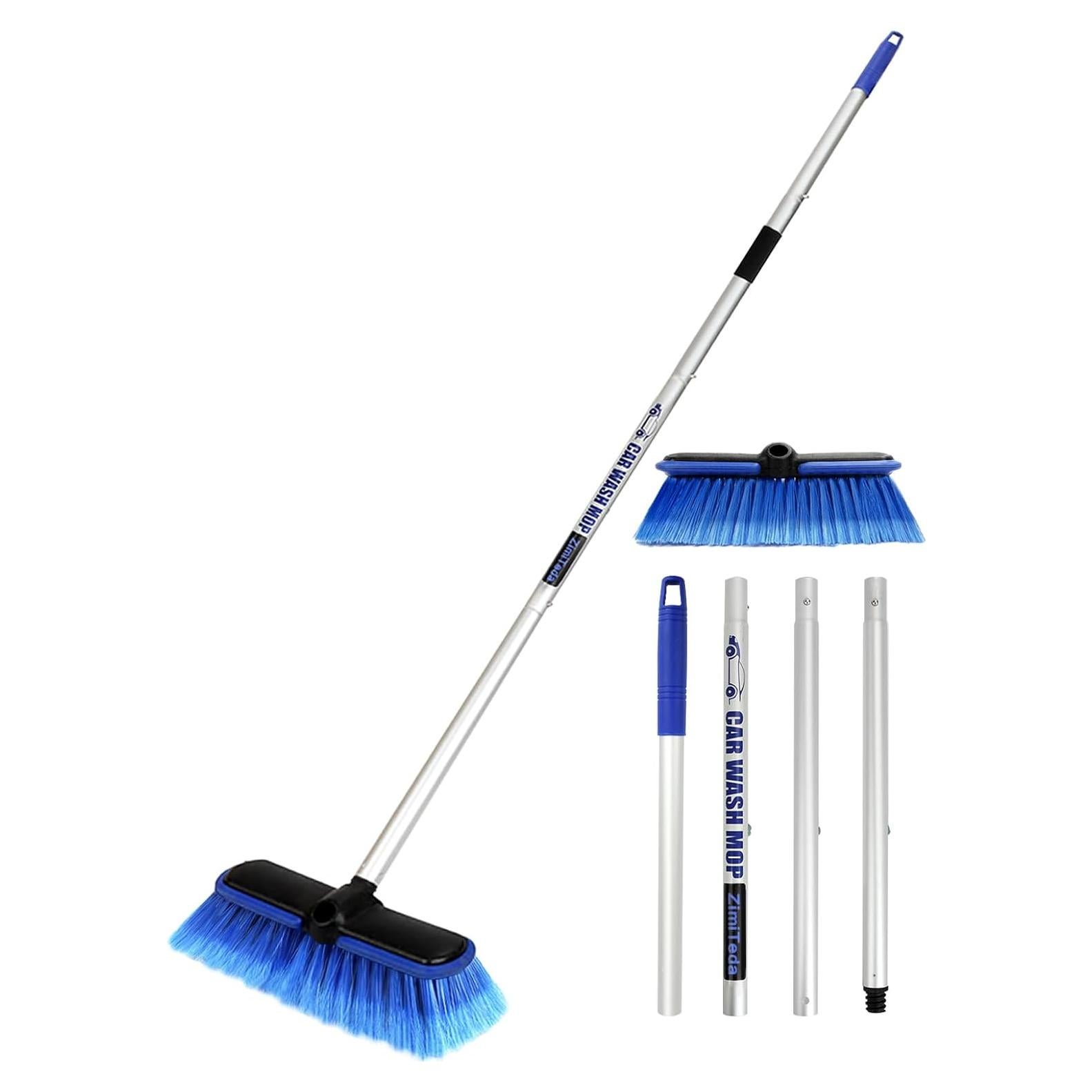 Cepillo de Lavado de Autos ZimiTeda 60'' Mango Largo PBT