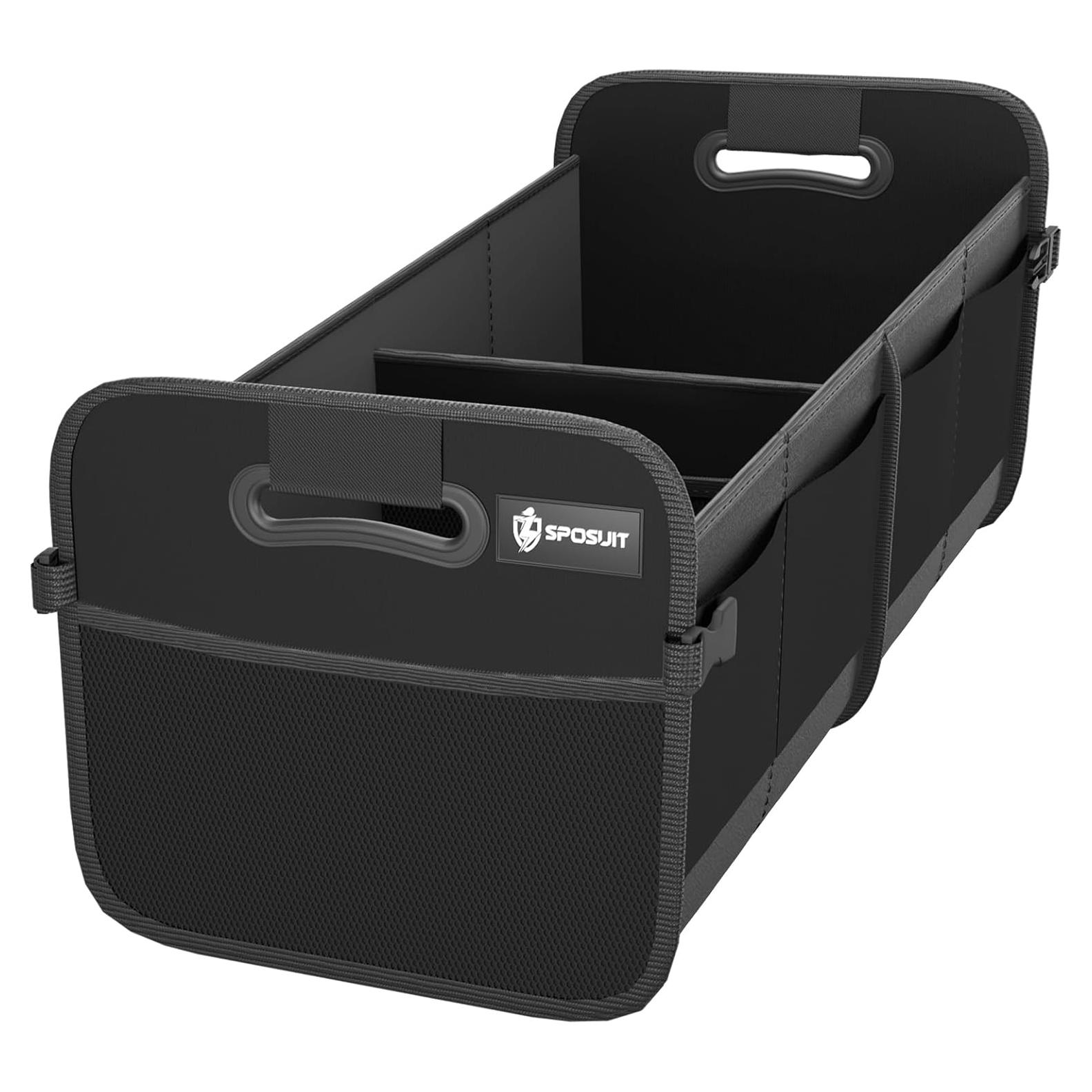 Organizador de Maletero Sposuit 70L Plegable con 11 Bolsillos Negro