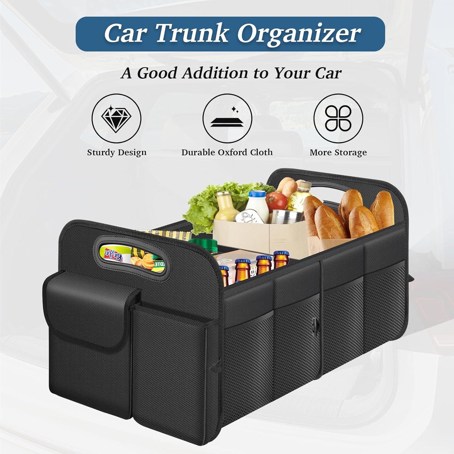 Organizador de Maletero HABOPET Plegable Impermeable 52L Negro