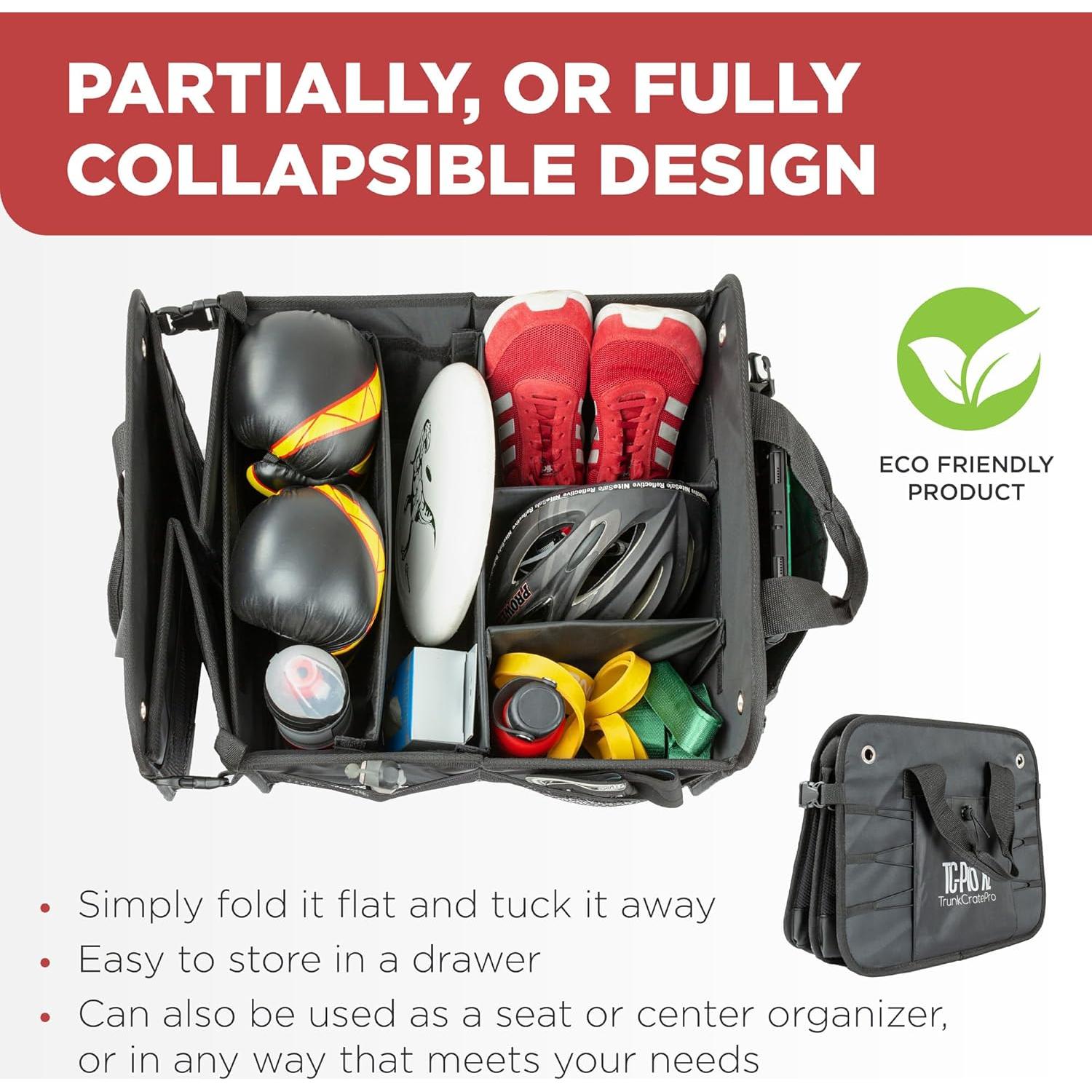 Organizador de Maletero TRUNKCRATEPRO XL Plegable Negro