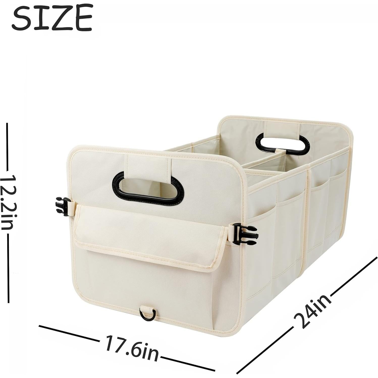 Organizador de Maletero AOKJOY Plegable Beige 61x36x30cm