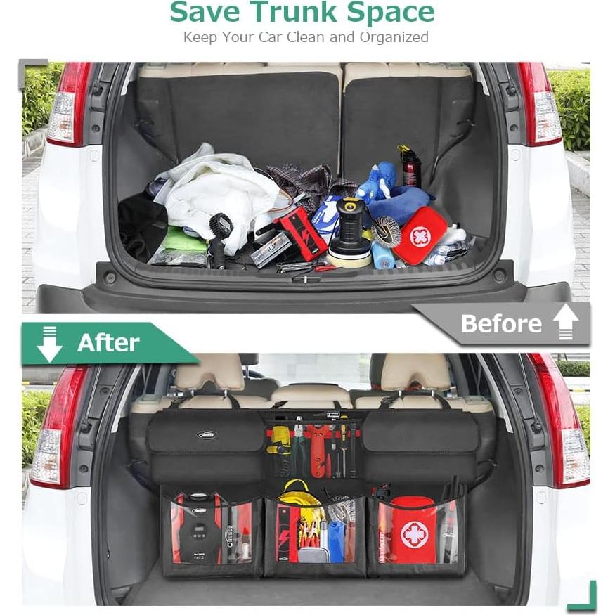 Organizador de Maletero Oasser E6 Plegable 101.6x48.3cm Negro