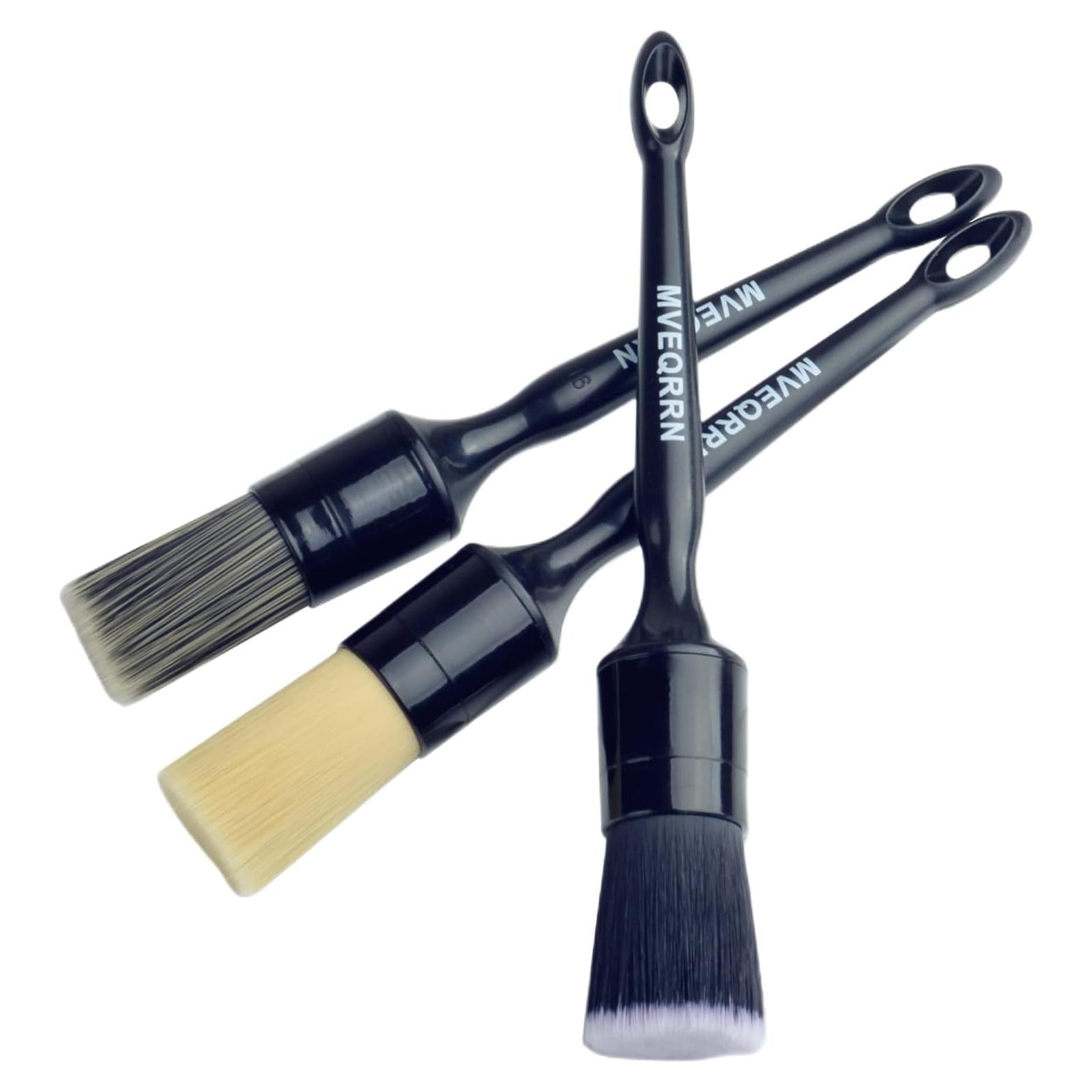 Juego de Cepillos para Detallar Autos MVEQRRN 3 Piezas