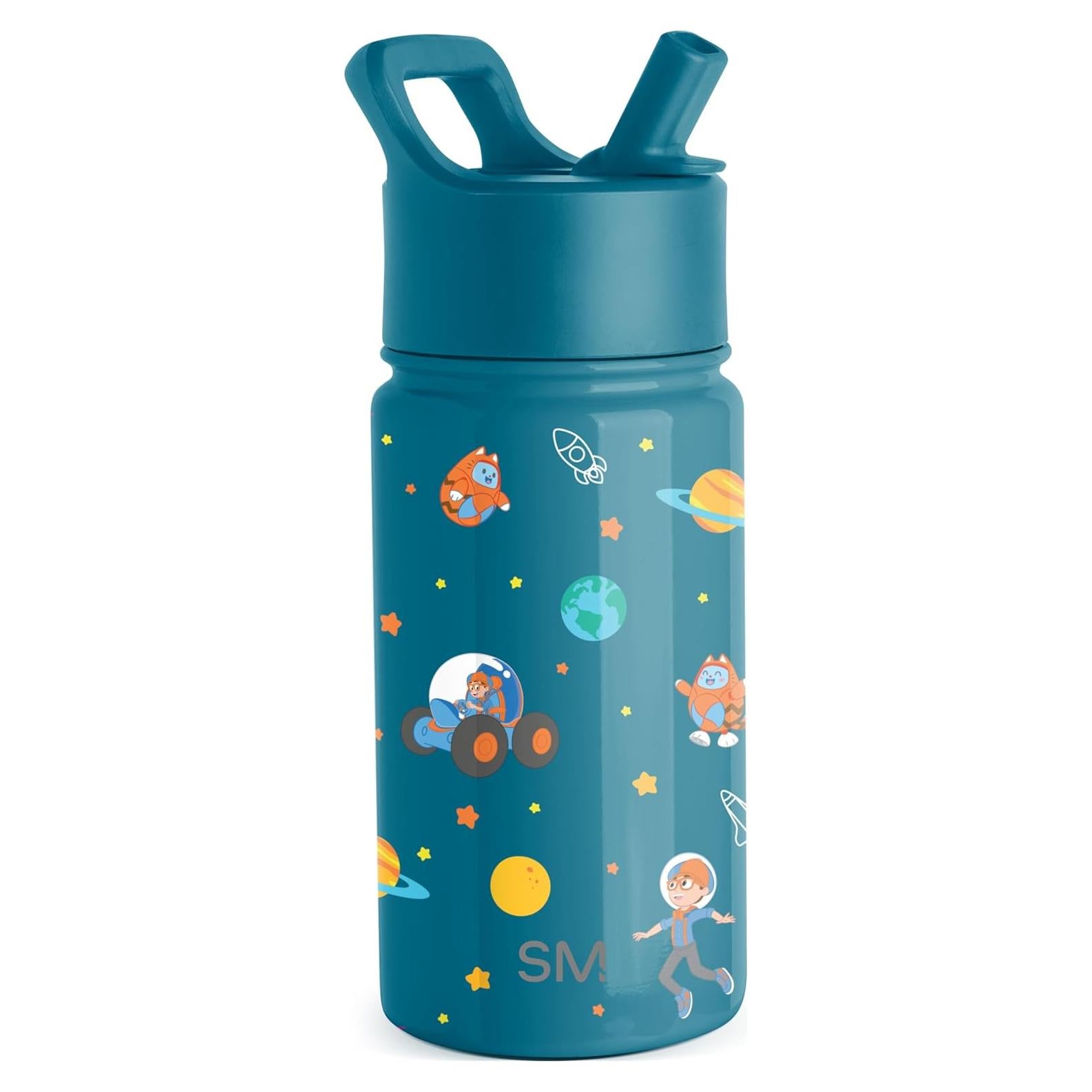 Botella de Agua Simple Modern Kids 414ml Aislada Espacio Blippi