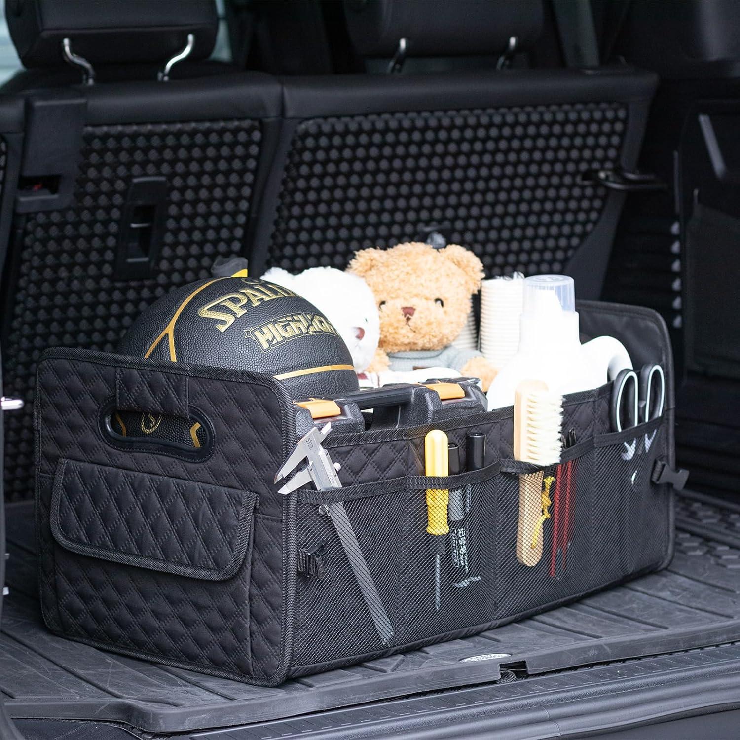 Organizador de Maletero JiatuA Plegable 55.88x31.75cm Negro