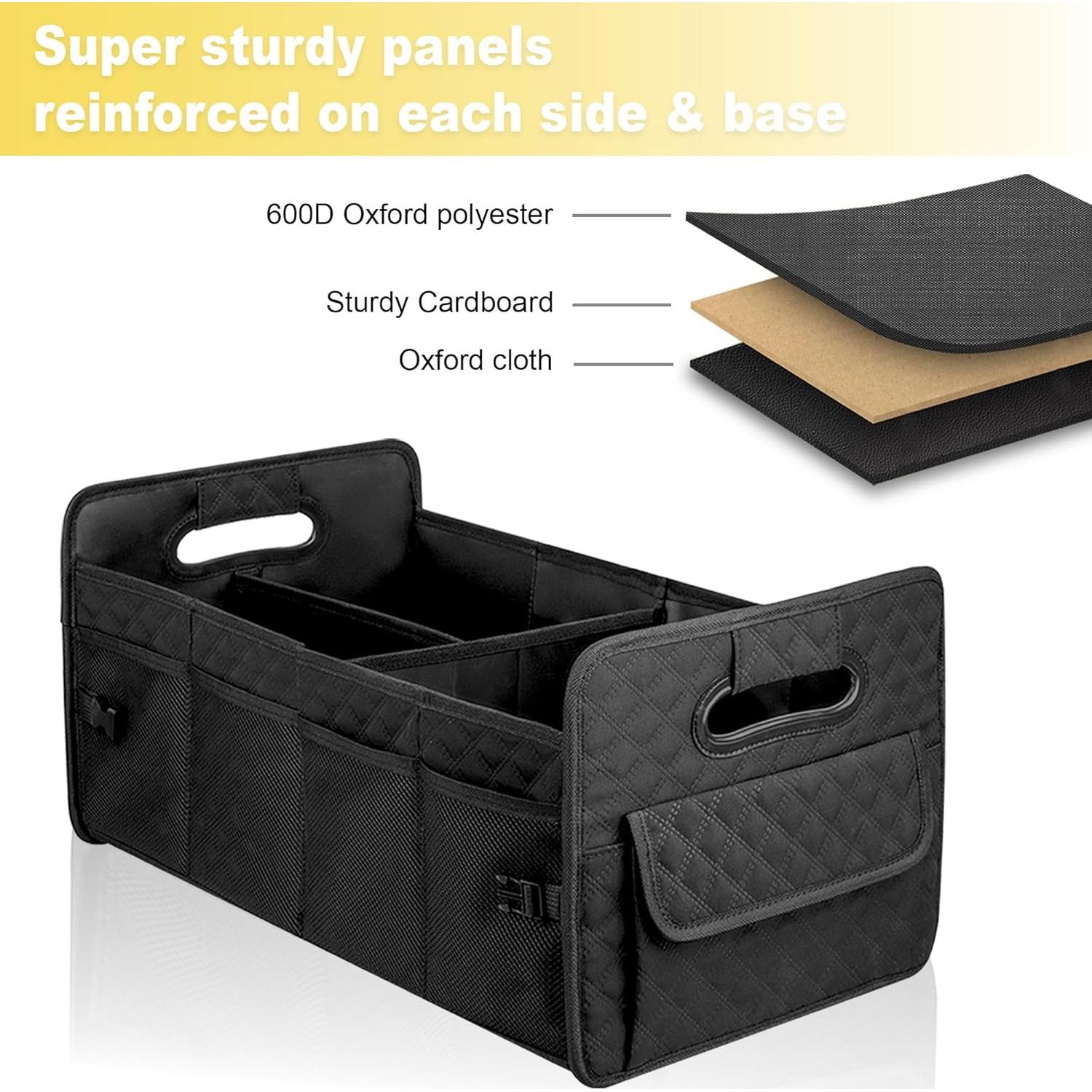 Organizador de Maletero JiatuA Plegable 55.88x31.75cm Negro