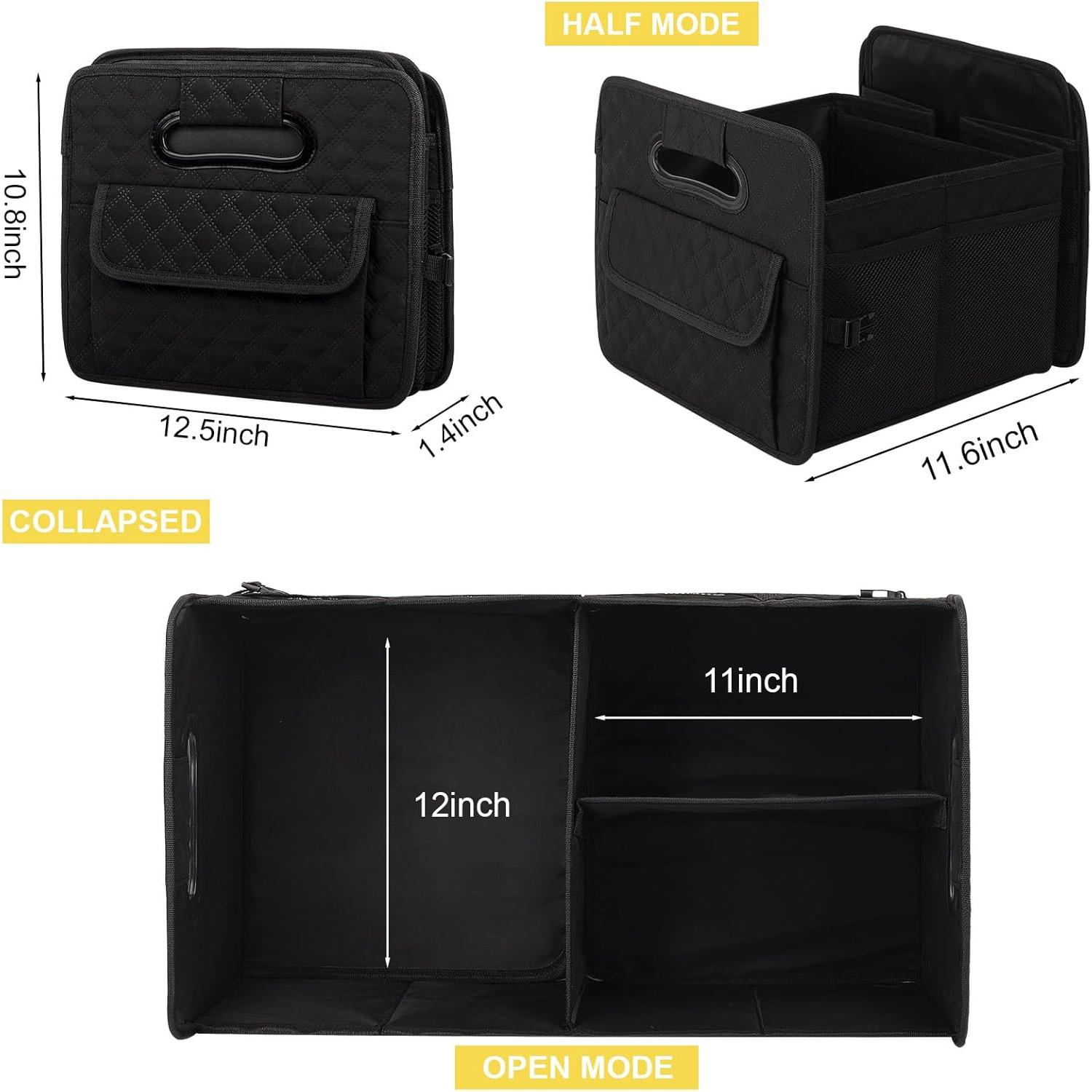 Organizador de Maletero JiatuA Plegable 55.88x31.75cm Negro