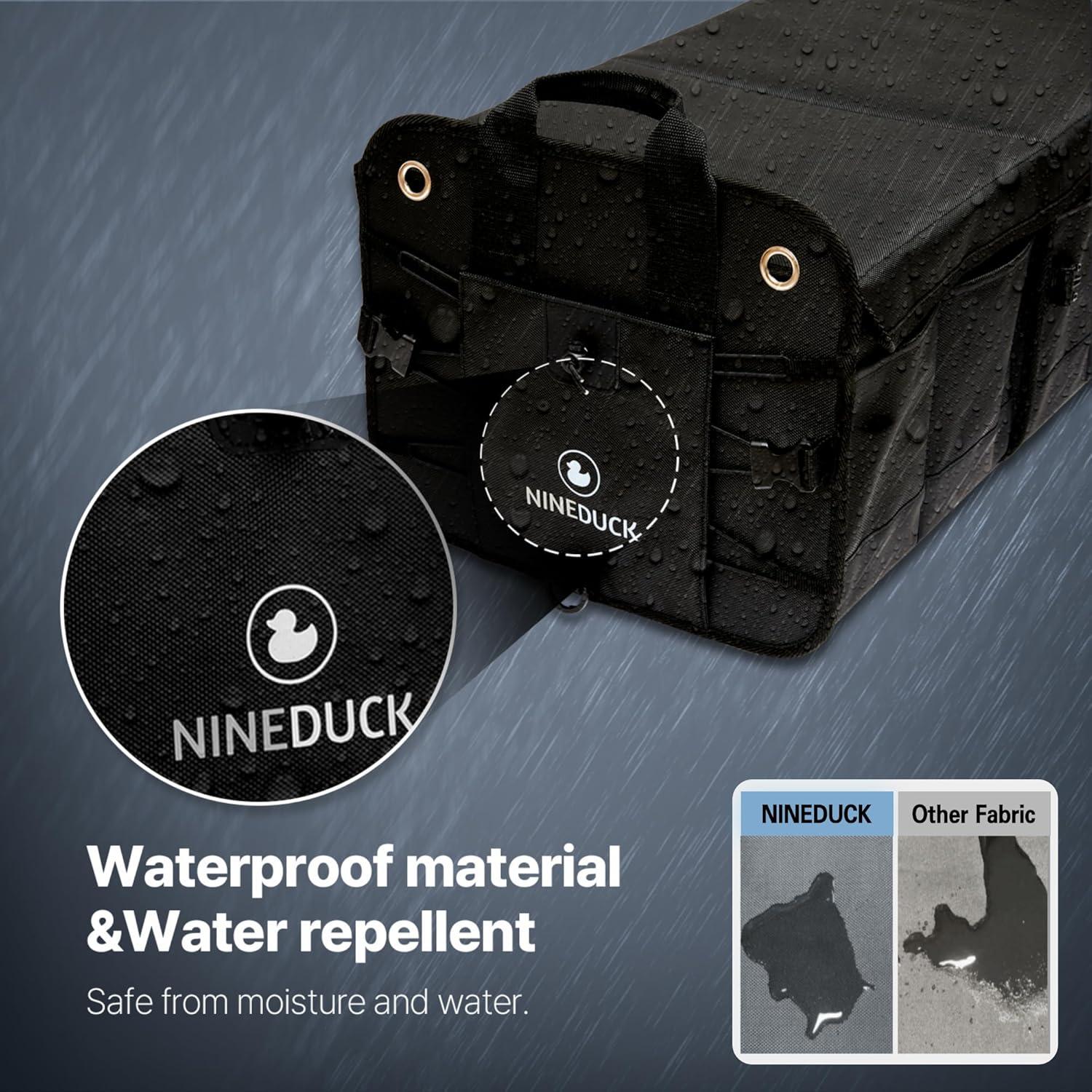 Organizador de Maletero NINEDUCK 114L Negro Oxford Impermeable