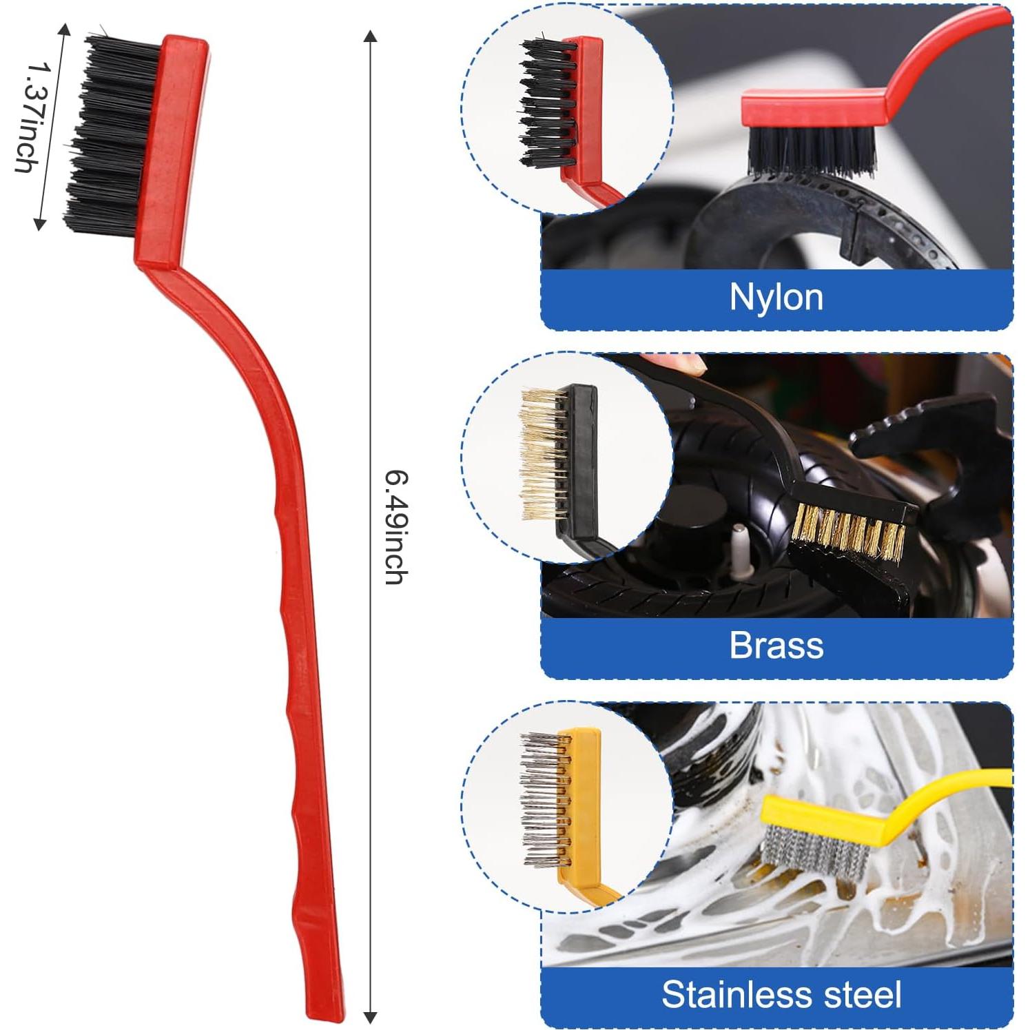 Juego de Cepillos para Detallar Autos Vidspl - 9 Piezas