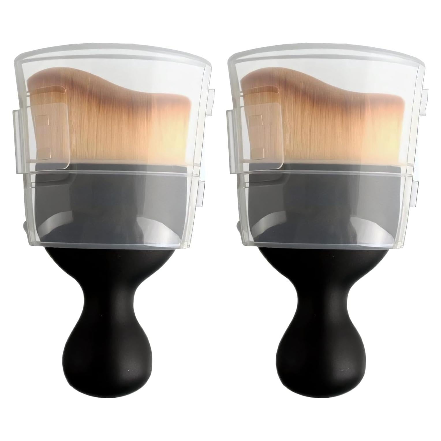 Paquete de 2 cepillos de limpieza para interiores de auto