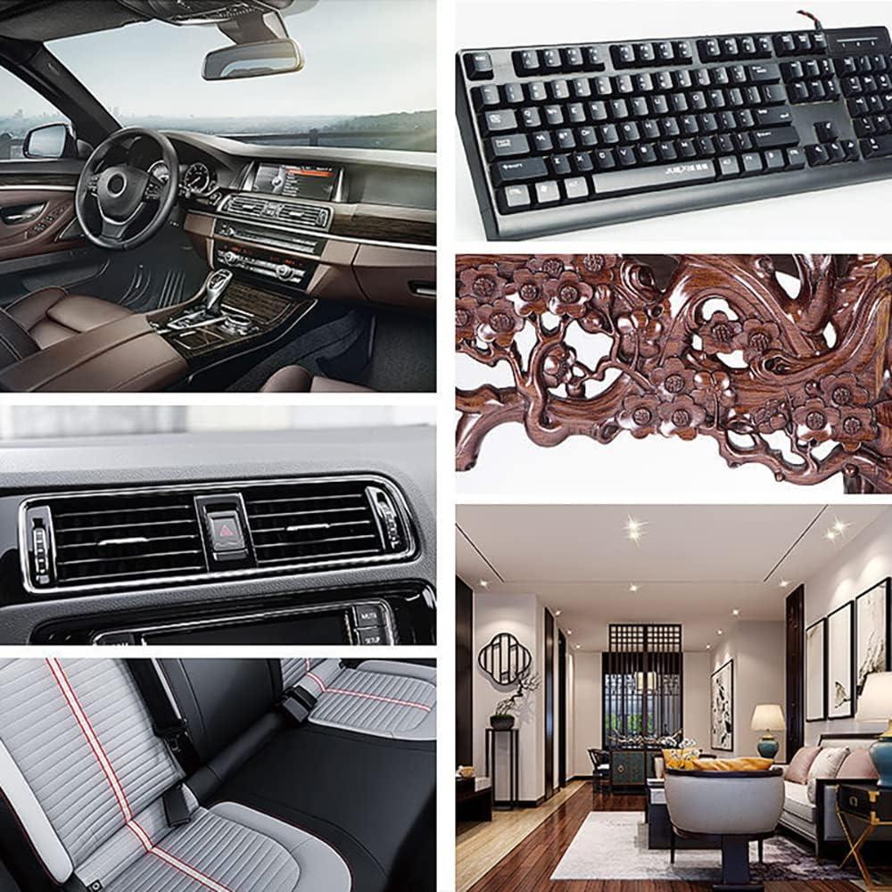 Paquete de 2 cepillos de limpieza para interiores de auto