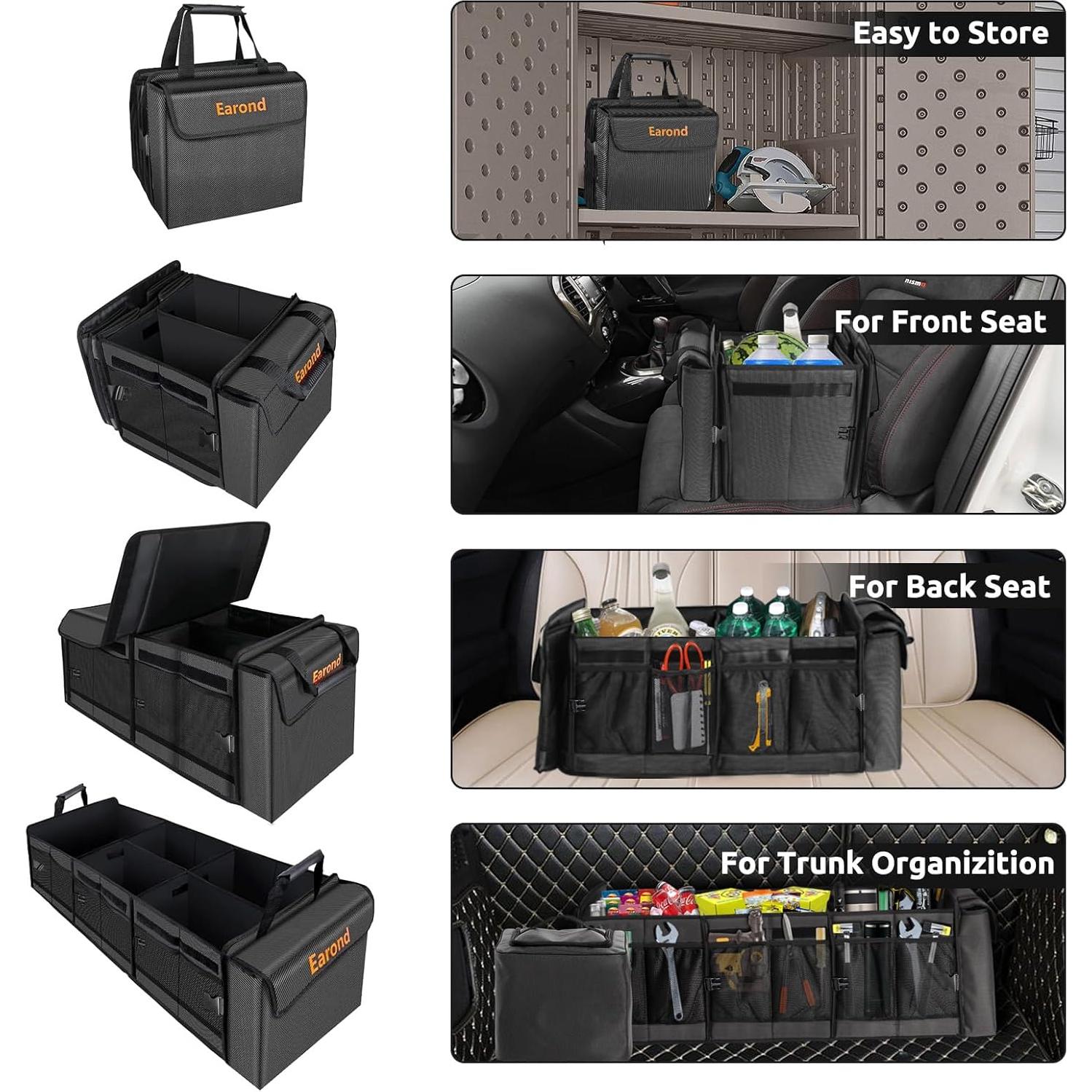 Organizador de Maletero EAROND con Cooler A Prueba de Fugas