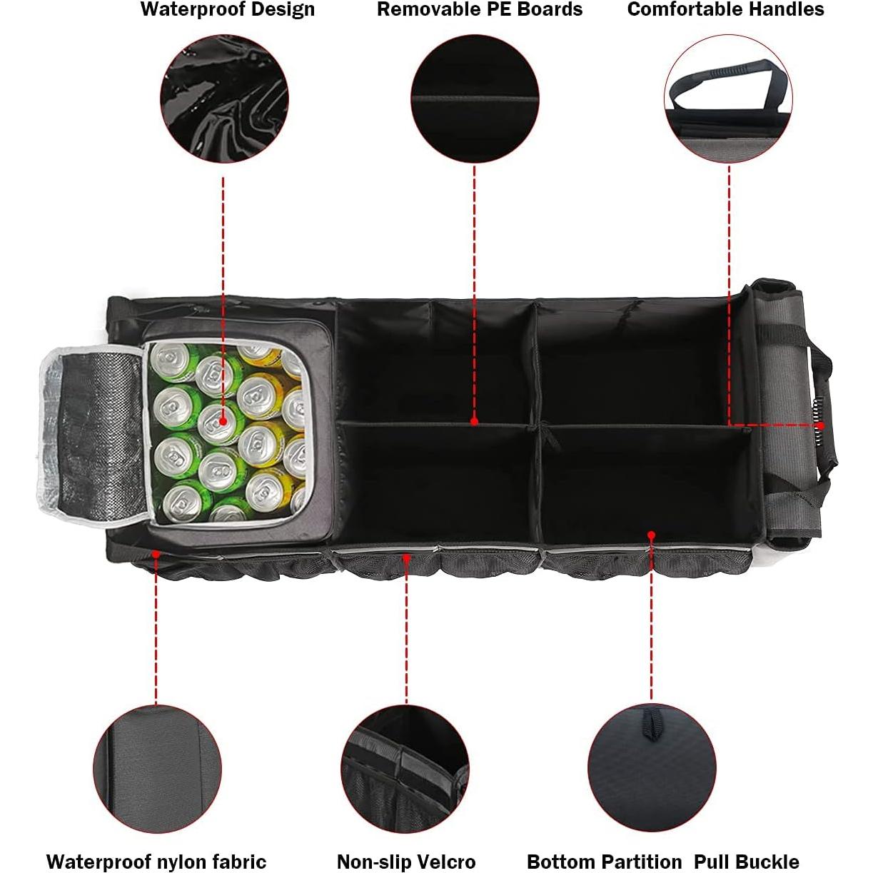Organizador de Maletero EAROND con Cooler A Prueba de Fugas