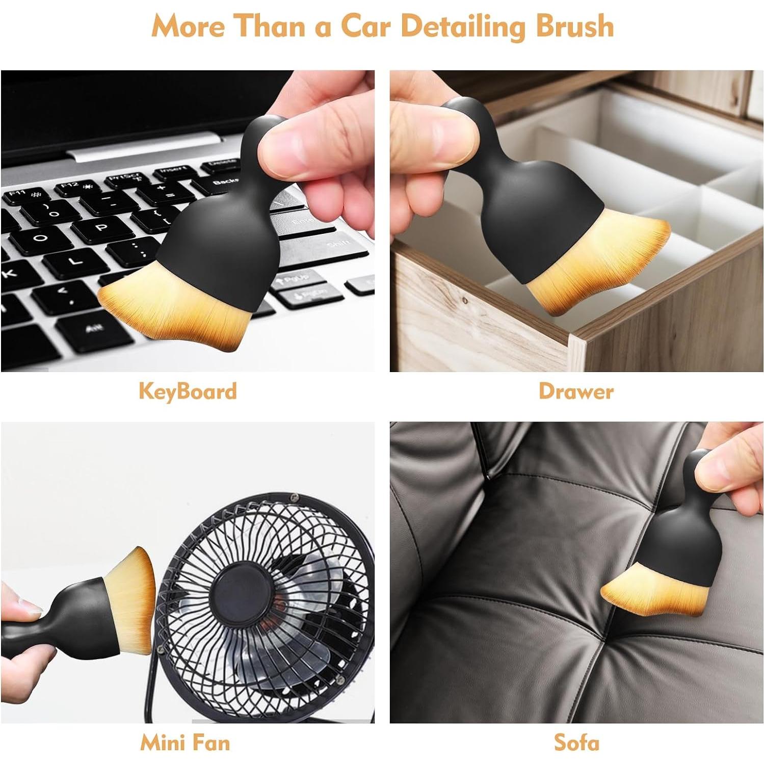 Cepillo de Limpieza Interior de Coche Eiruseed - Suave y Eficaz