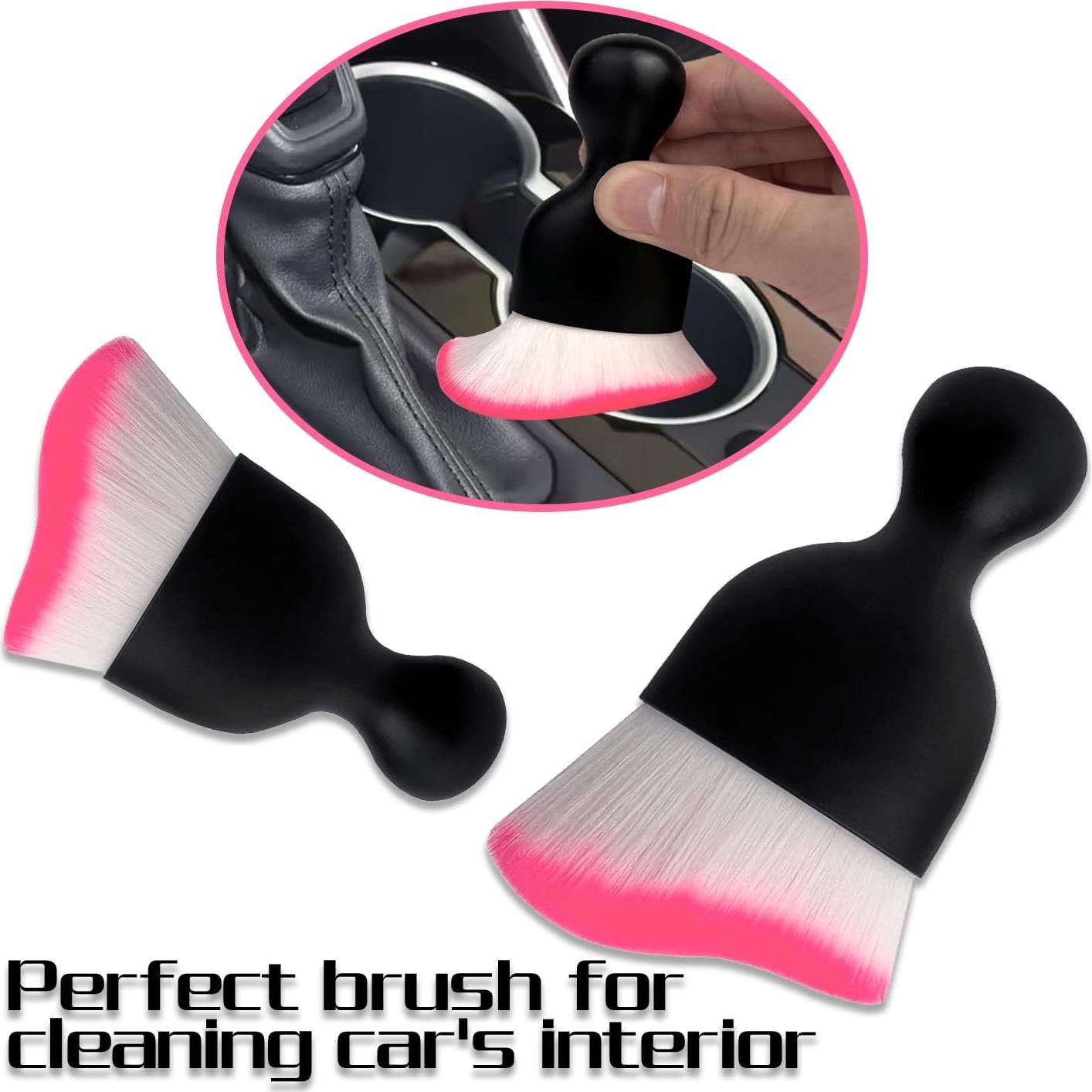Cepillo de Polvo para Interior de Auto XY North Rosa
