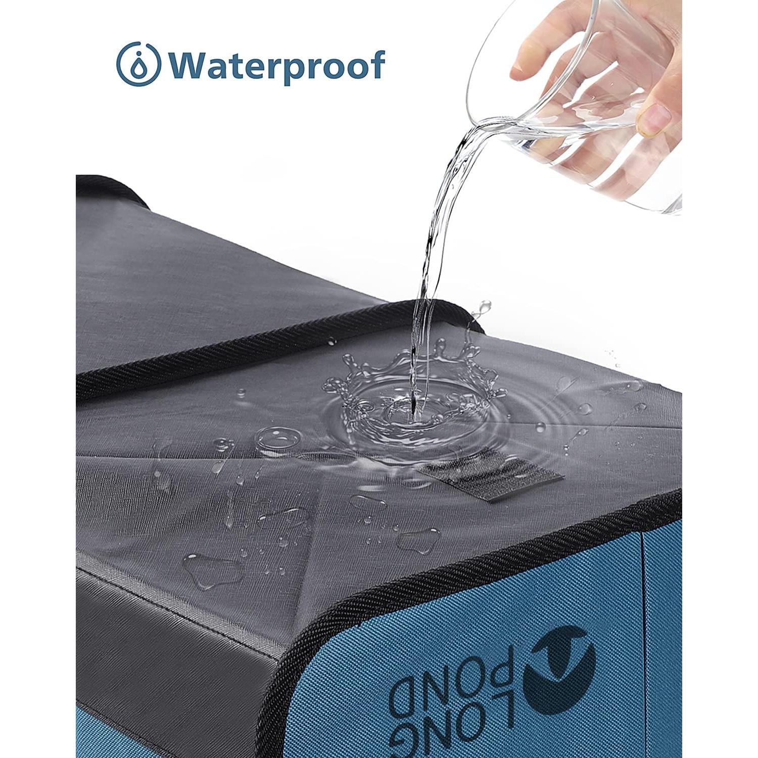 Organizador de Maletero Long Pond Azul Plegable 9 Bolsillos