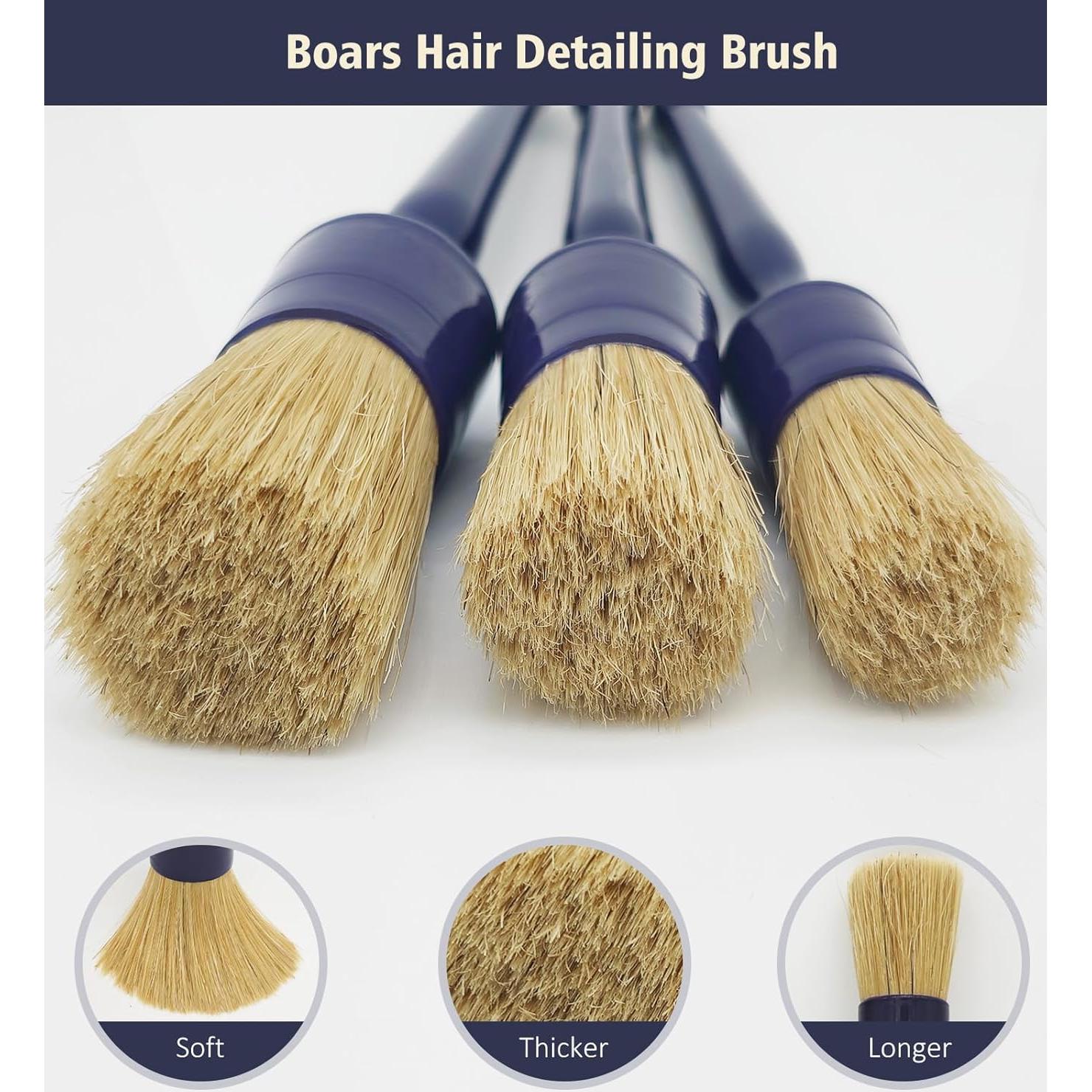 Juego de Cepillos para Detallar Autos YeewayVeh - 3 Tamaños