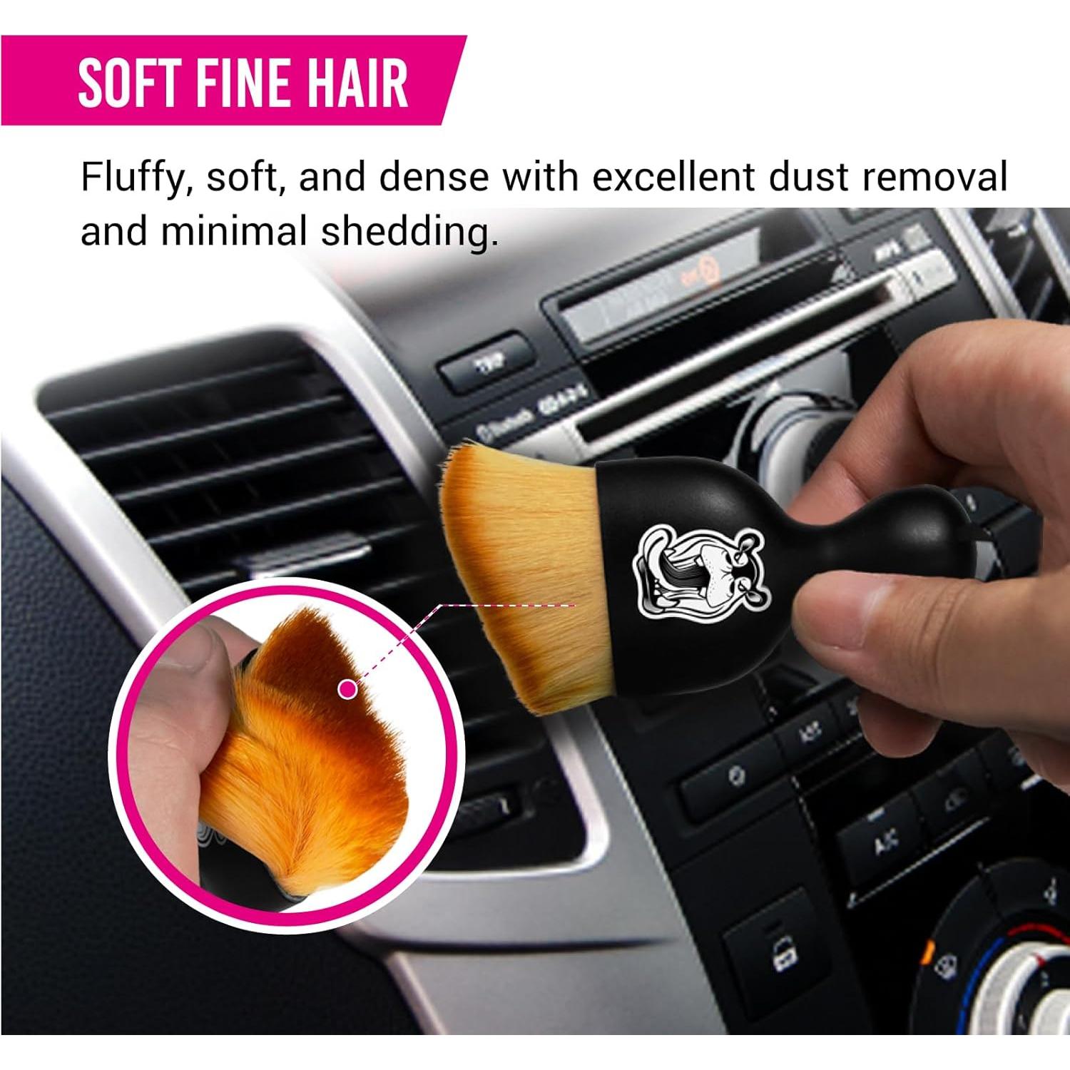 Kits de Cepillos de Detalle H.O.W para Interior de Automóvil - HB0025