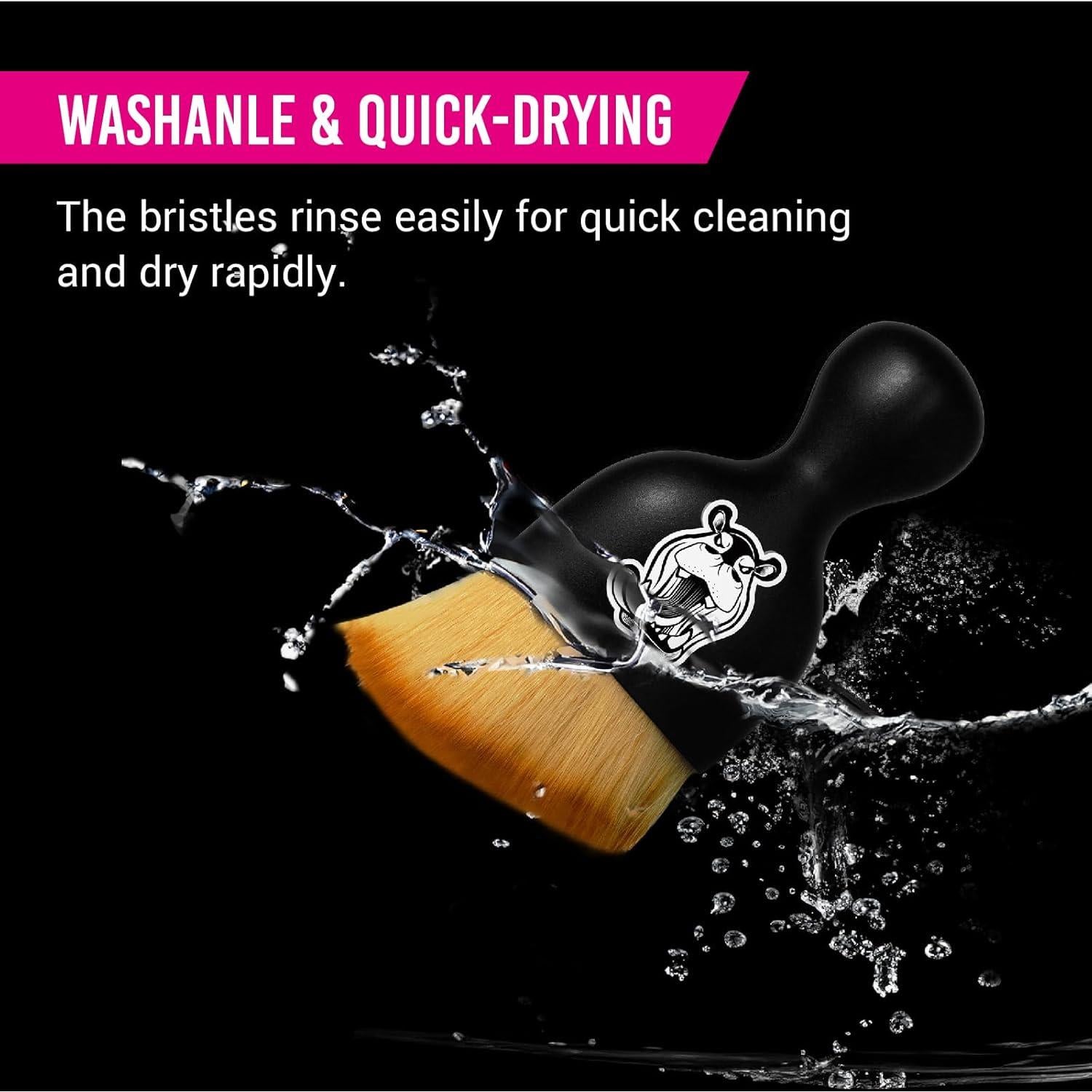 Kits de Cepillos de Detalle H.O.W para Interior de Automóvil - HB0025