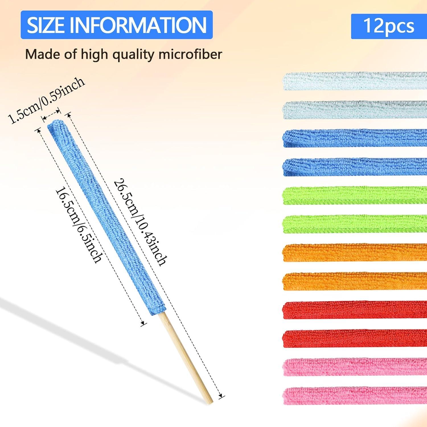 Kit de Limpieza de Grietas 12 Pcs Psyqtsuary Microfibra