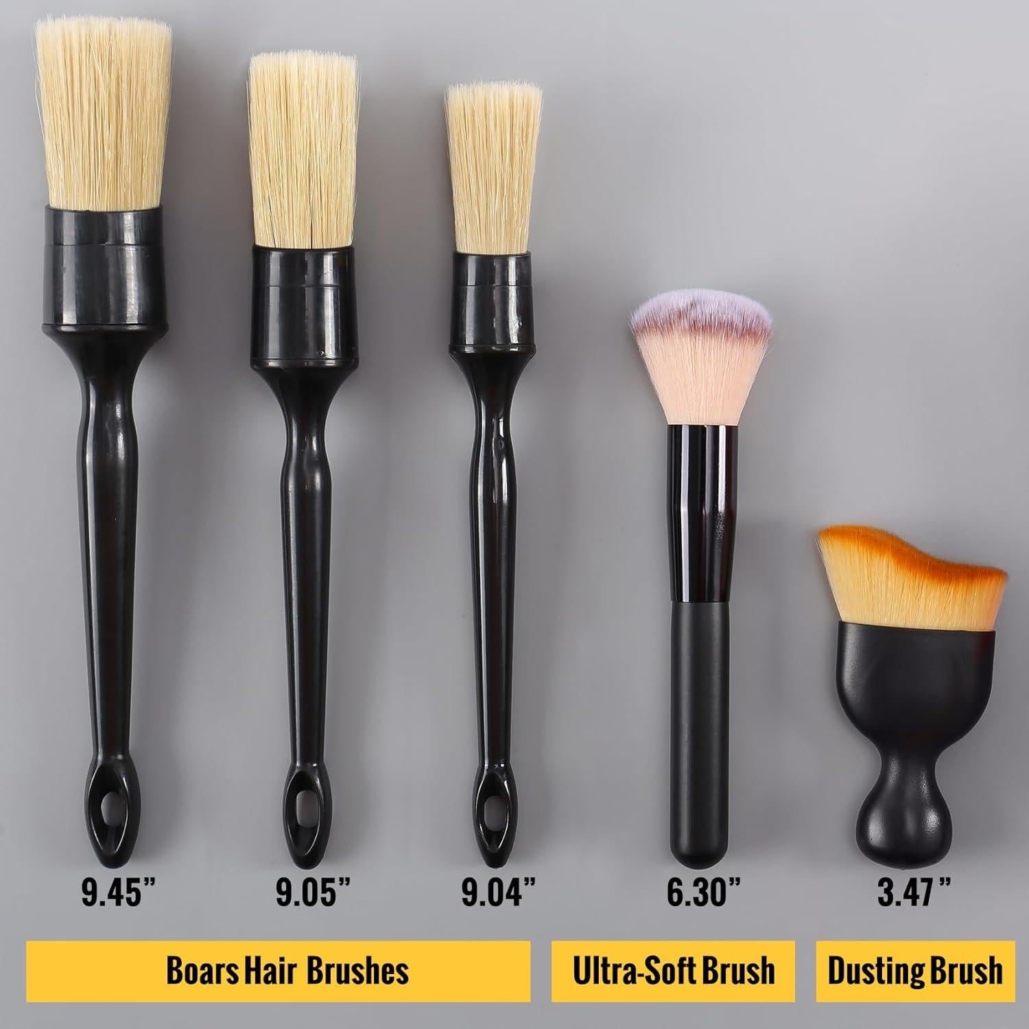 Juego de Cepillos de Detallado Birbenben 6 Piezas para Auto