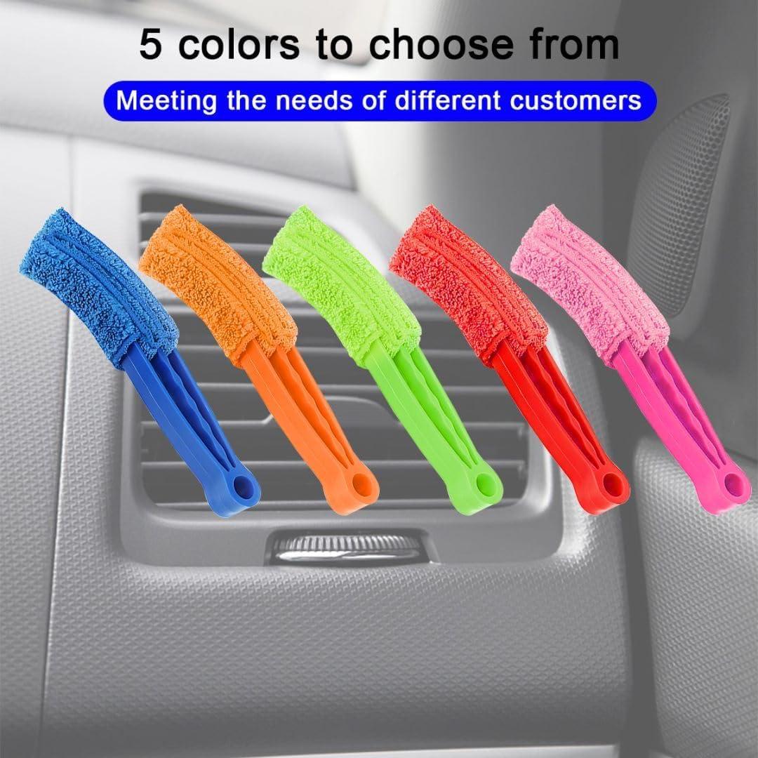 3 Piezas Limpiador de Ventilación KHGUZ - Microfibra Azul