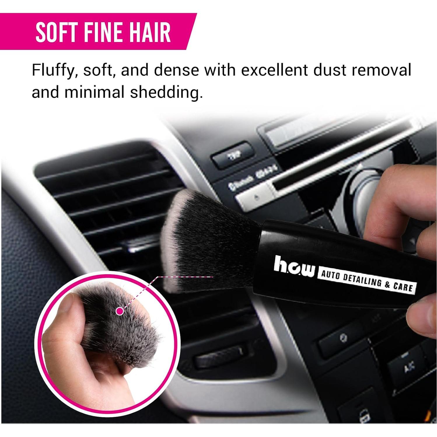 Kits de Cepillos para Detallado de Interiores H.O.W - 3 Piezas