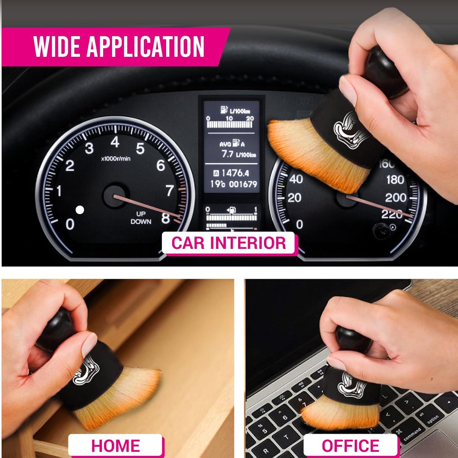 Kits de Cepillos para Detallado de Interiores H.O.W - 3 Piezas