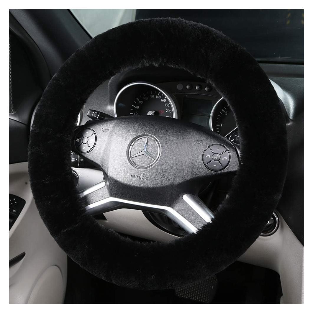 Cubierta de Volante de Cordero Merino OGLAND Negra 37-39 cm