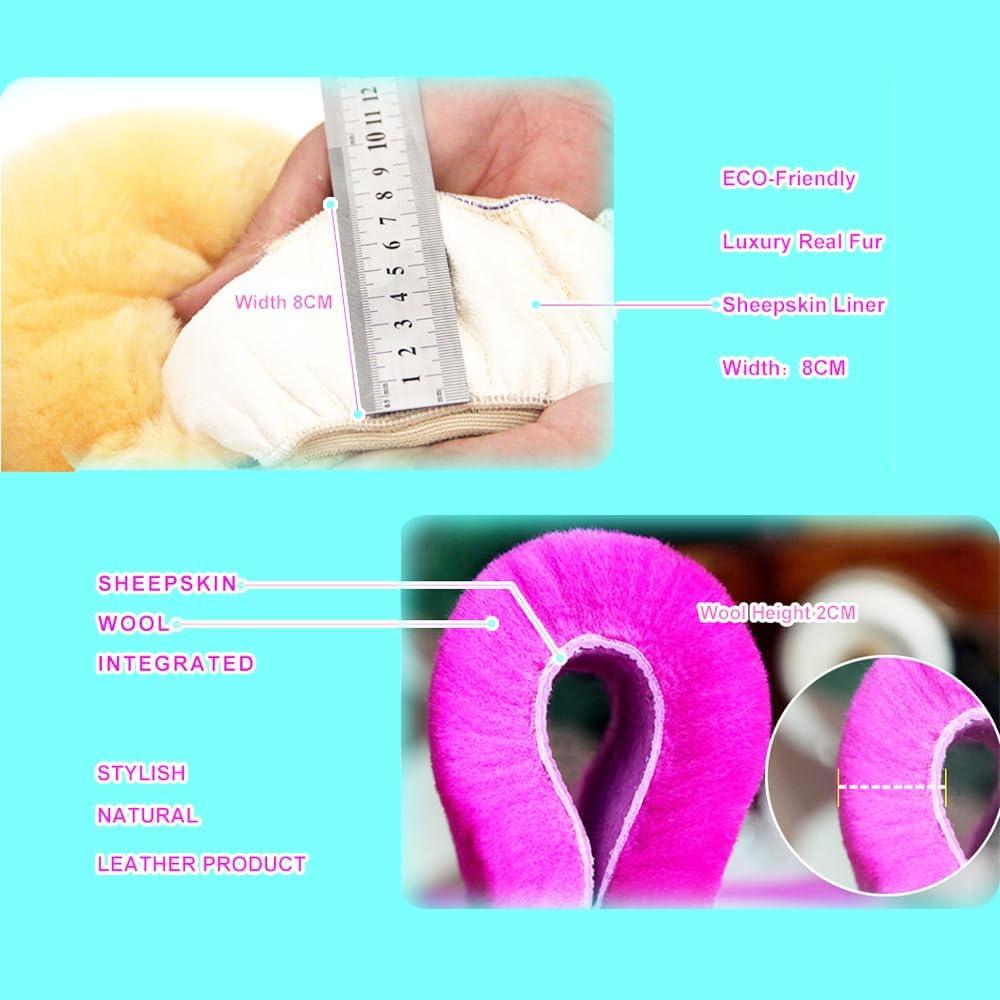 Cubierta de Volante de Cordero Merino OGLAND Negra 37-39 cm