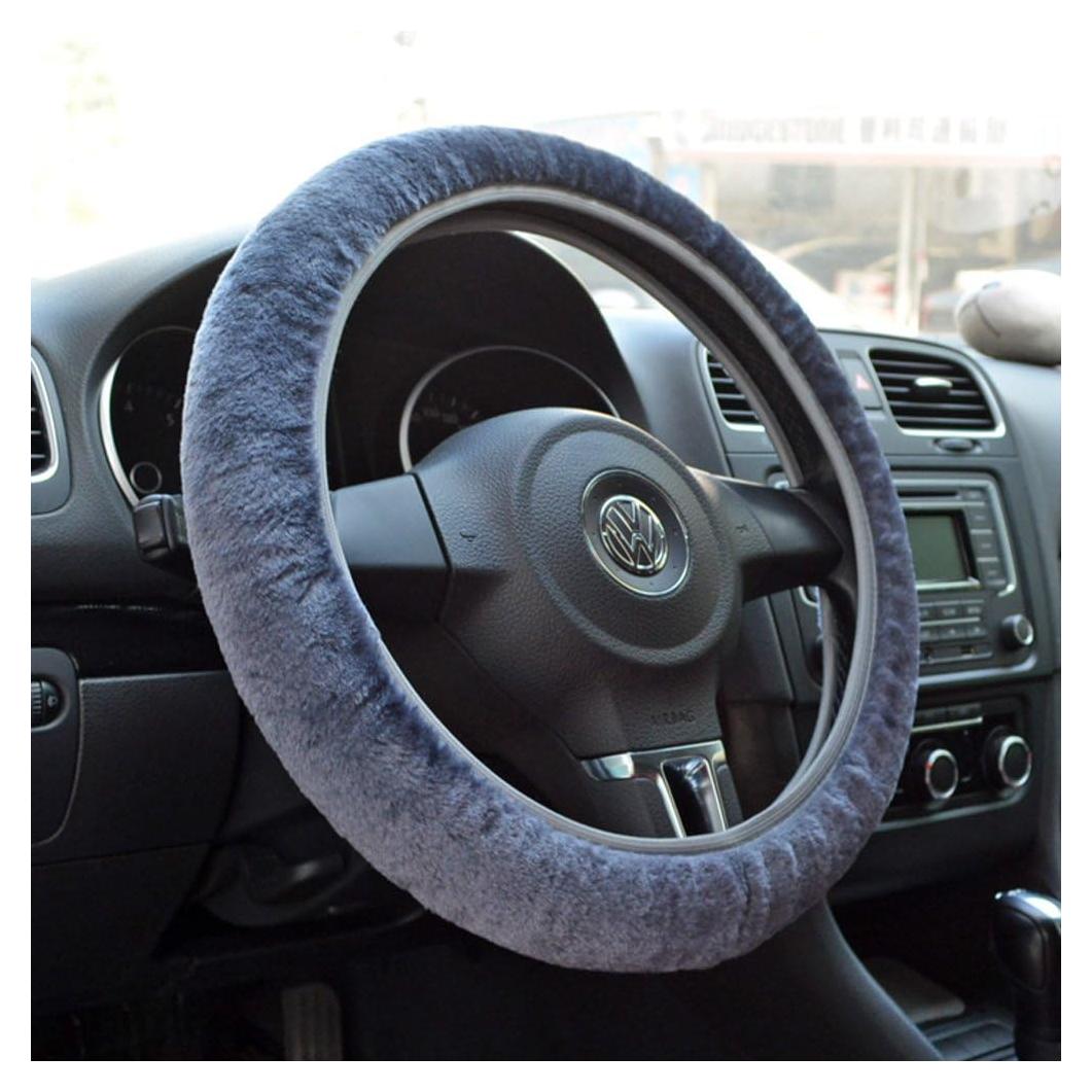 Cubierta de Volante de Lana Falsa Tianmei Gris 34.8-39.9cm