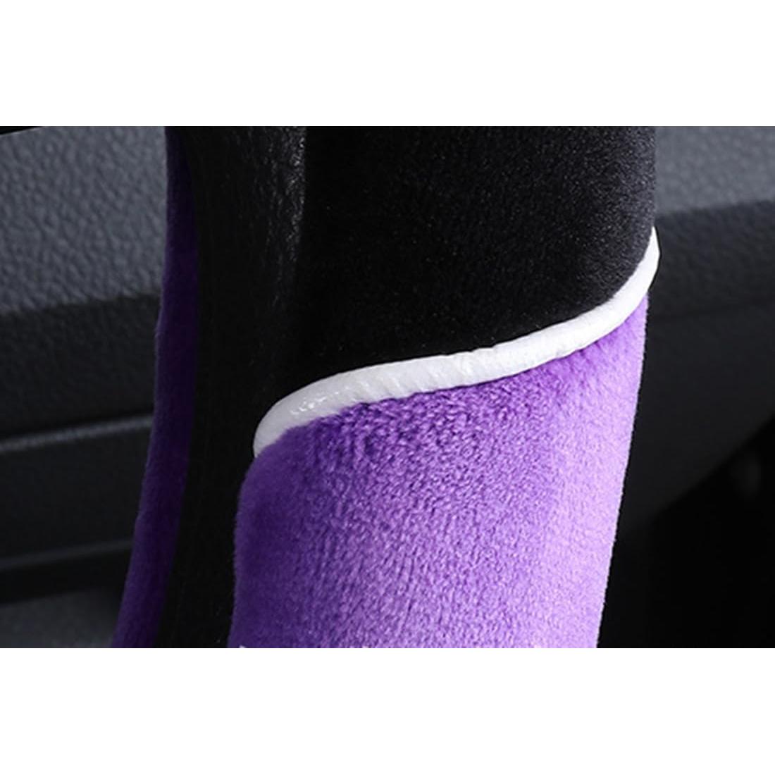 Cubierta de Volante Forala 3D de Peluche Morado Universal 37-38 cm