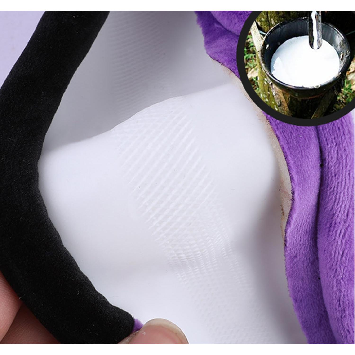 Cubierta de Volante Forala 3D de Peluche Morado Universal 37-38 cm