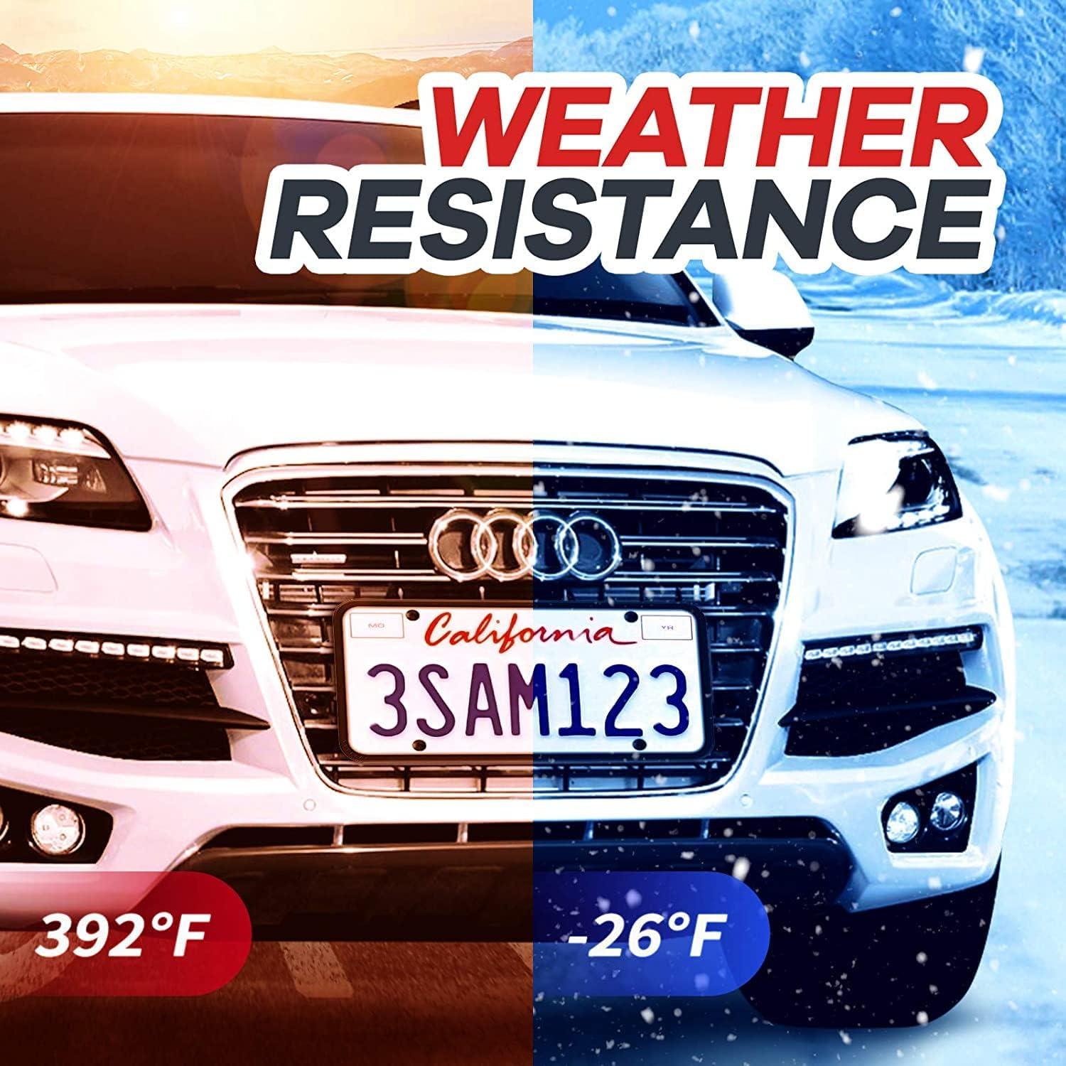 Marco de Placa de Licencia de Silicona Aujen US535 - Paquete de 2