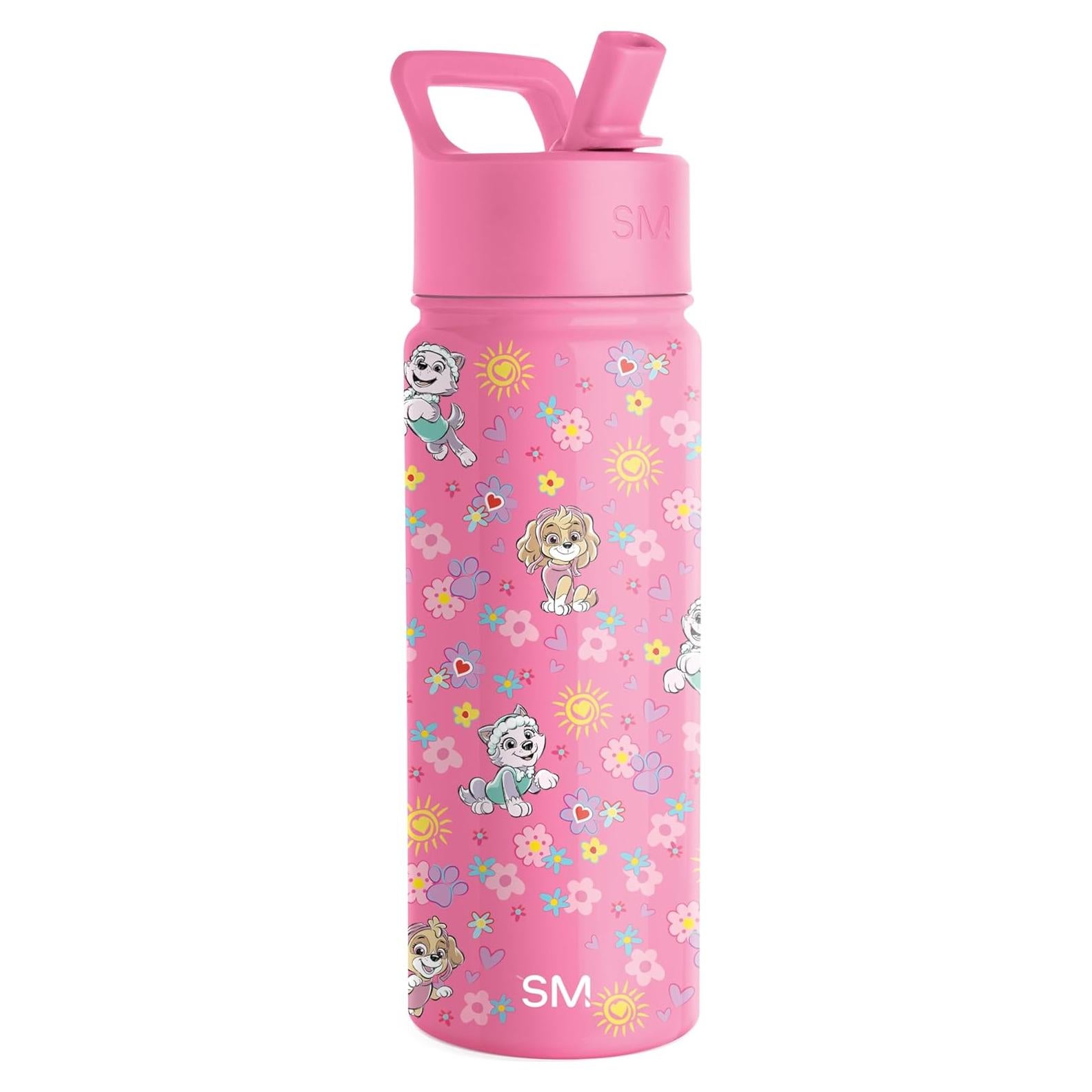 Botella de Agua Simple Modern Paw Patrol 532ml con Pajita