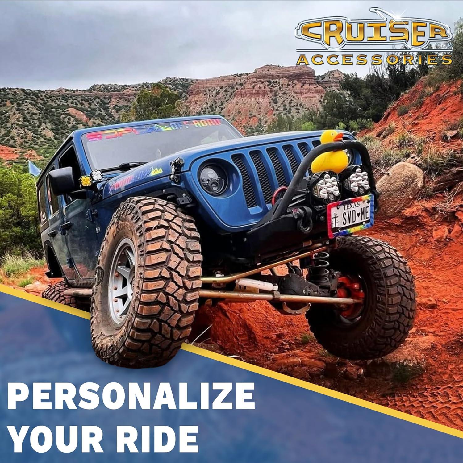 Marco de Placa de Licencia Cruiser Accessories Dazzle 16130 Cromo