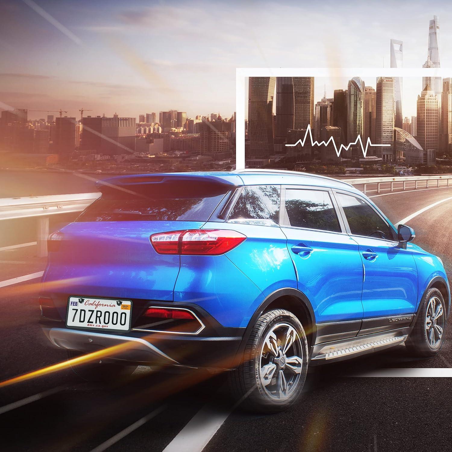 Marcos de Placas de Licencia TDHDIKE - 2 Piezas Silicona Universal