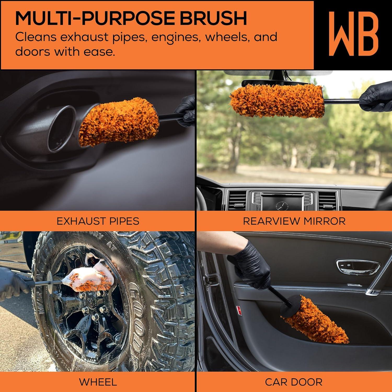 Cepillo de Rueda de Microfibra Suds Lab 46 cm Reutilizable