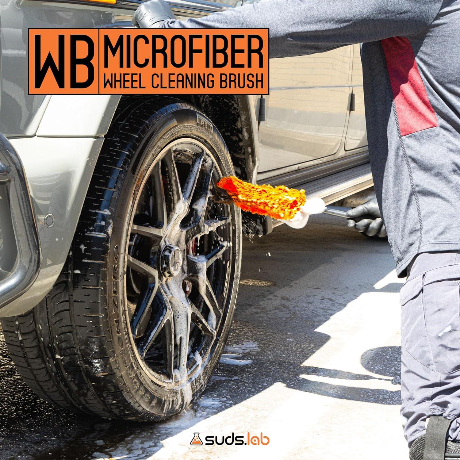 Cepillo de Rueda de Microfibra Suds Lab 46 cm Reutilizable