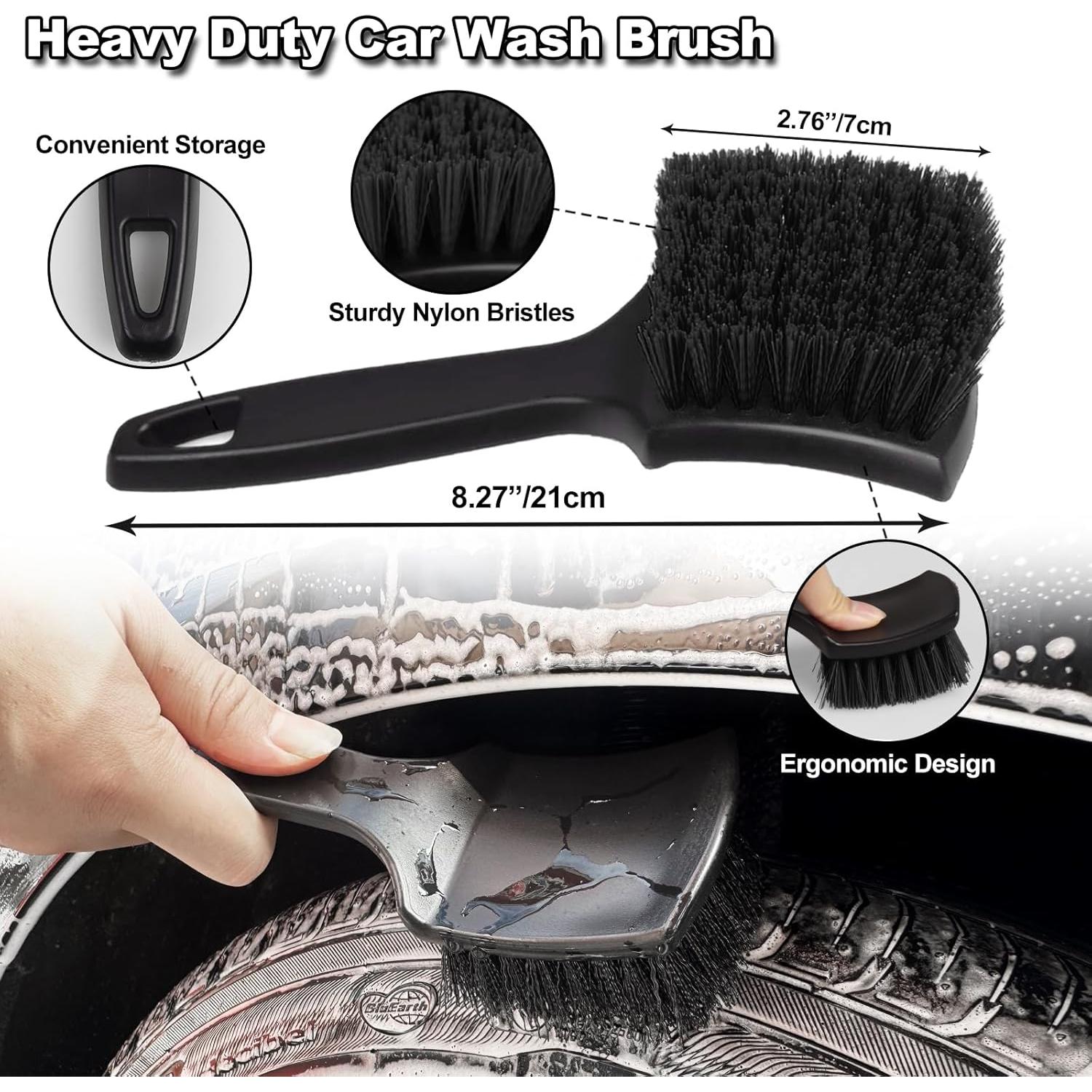 Kit de Cepillos para Ruedas NIKCOSMK 7 Piezas - Limpieza Eficaz