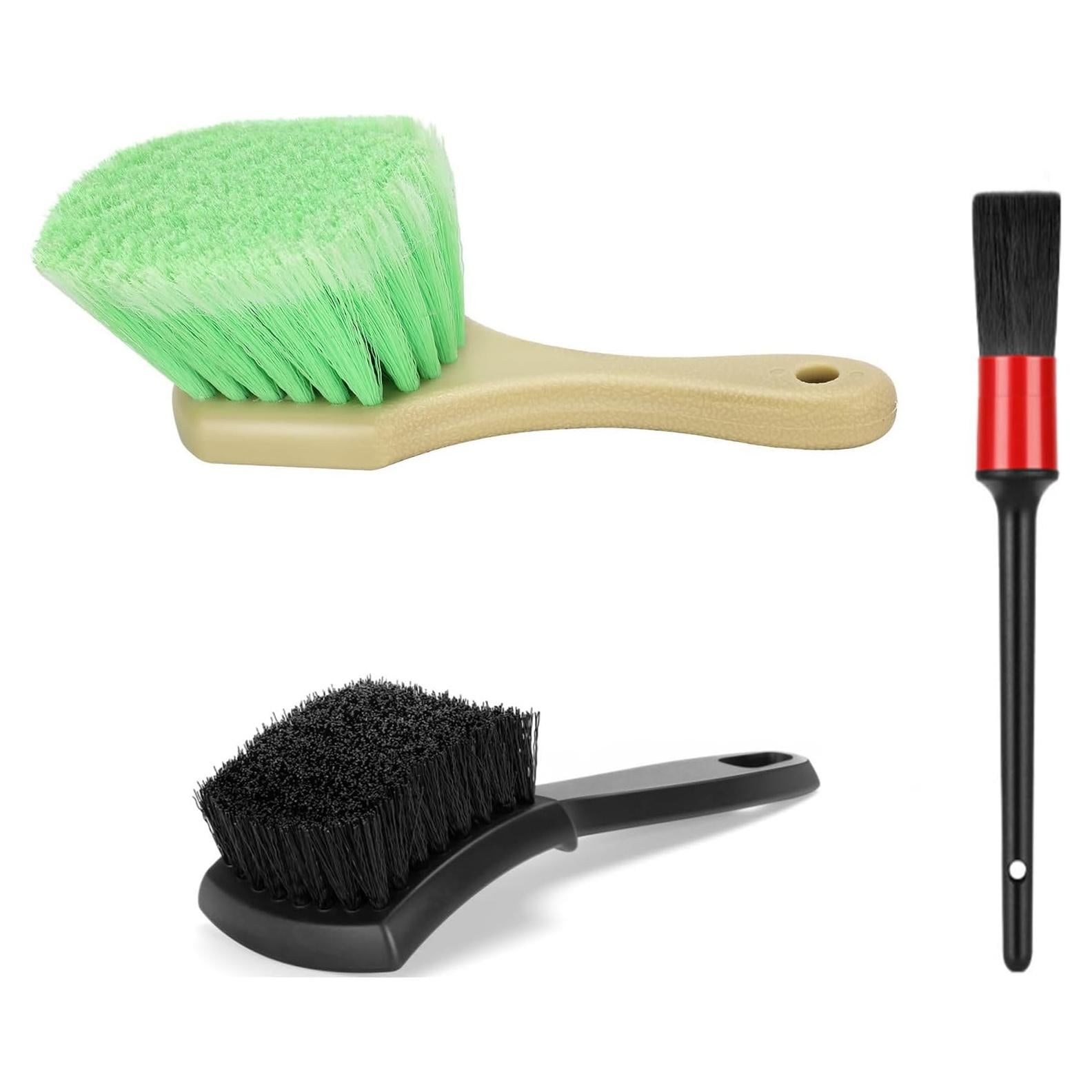 Juego de Cepillos de Limpieza Fitosy para Llantas y Neumáticos