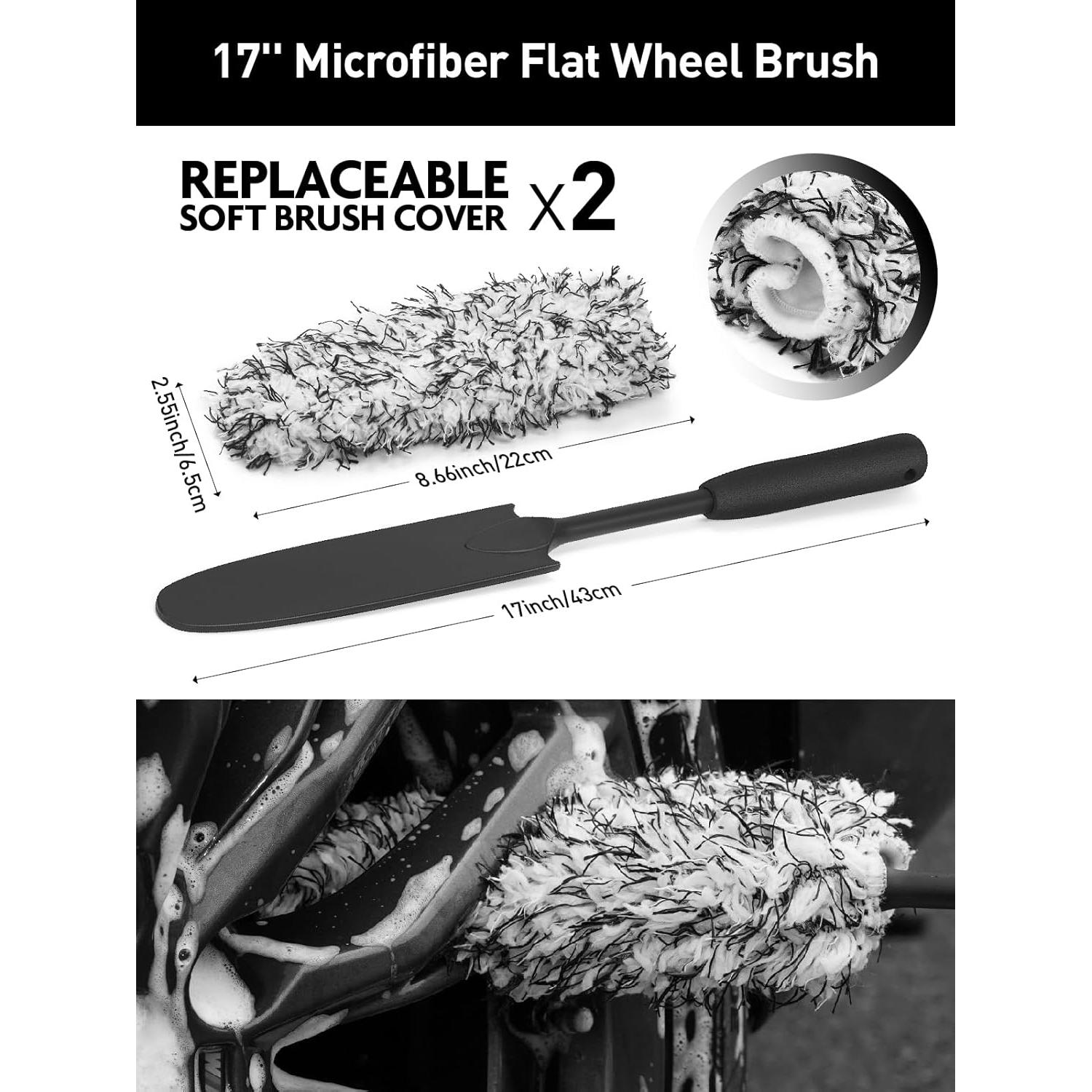 Kit de Limpieza de Ruedas de Coche 7 Piezas Fantasticlean