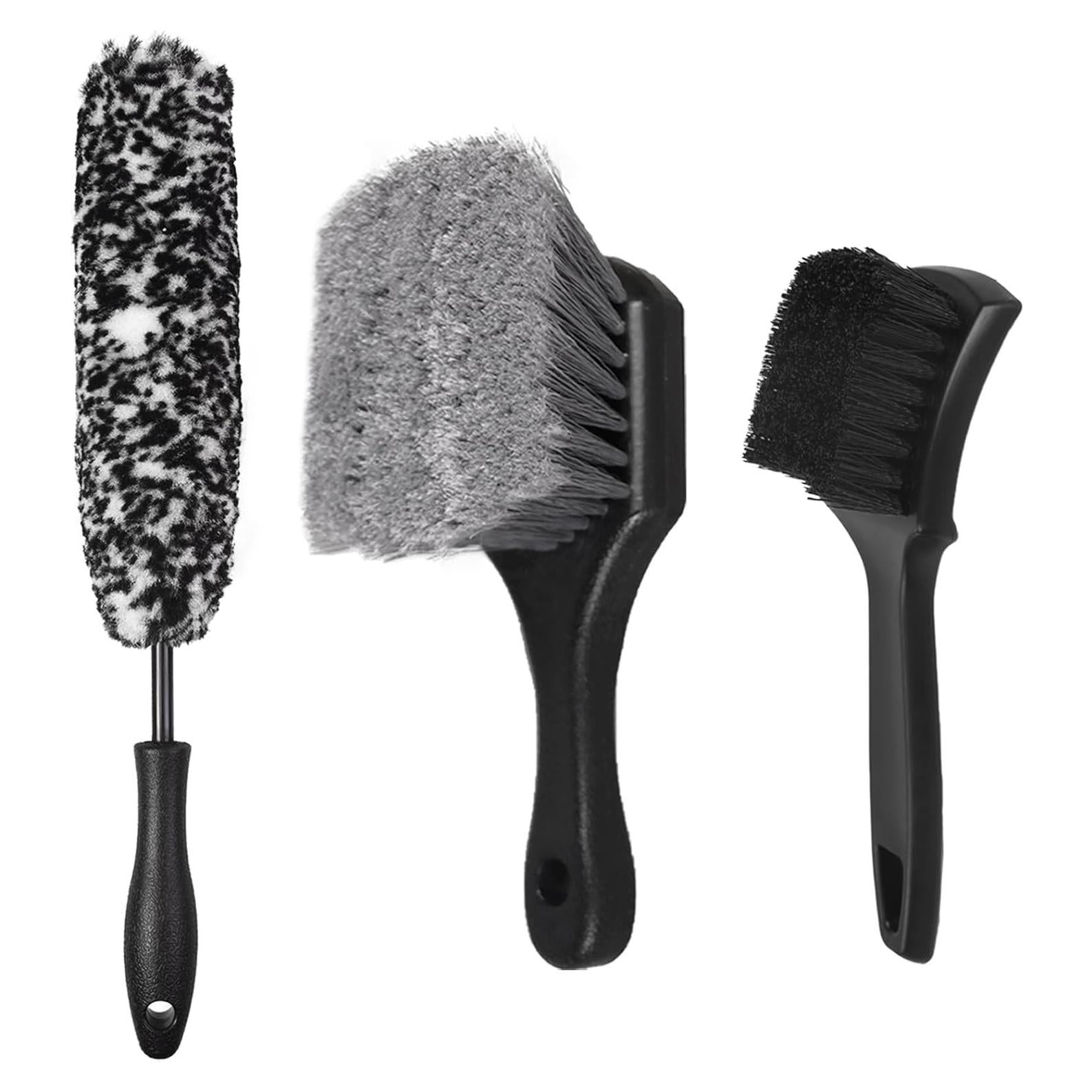 Juego de Cepillos de Limpieza para Ruedas TTRCB - 3 Piezas