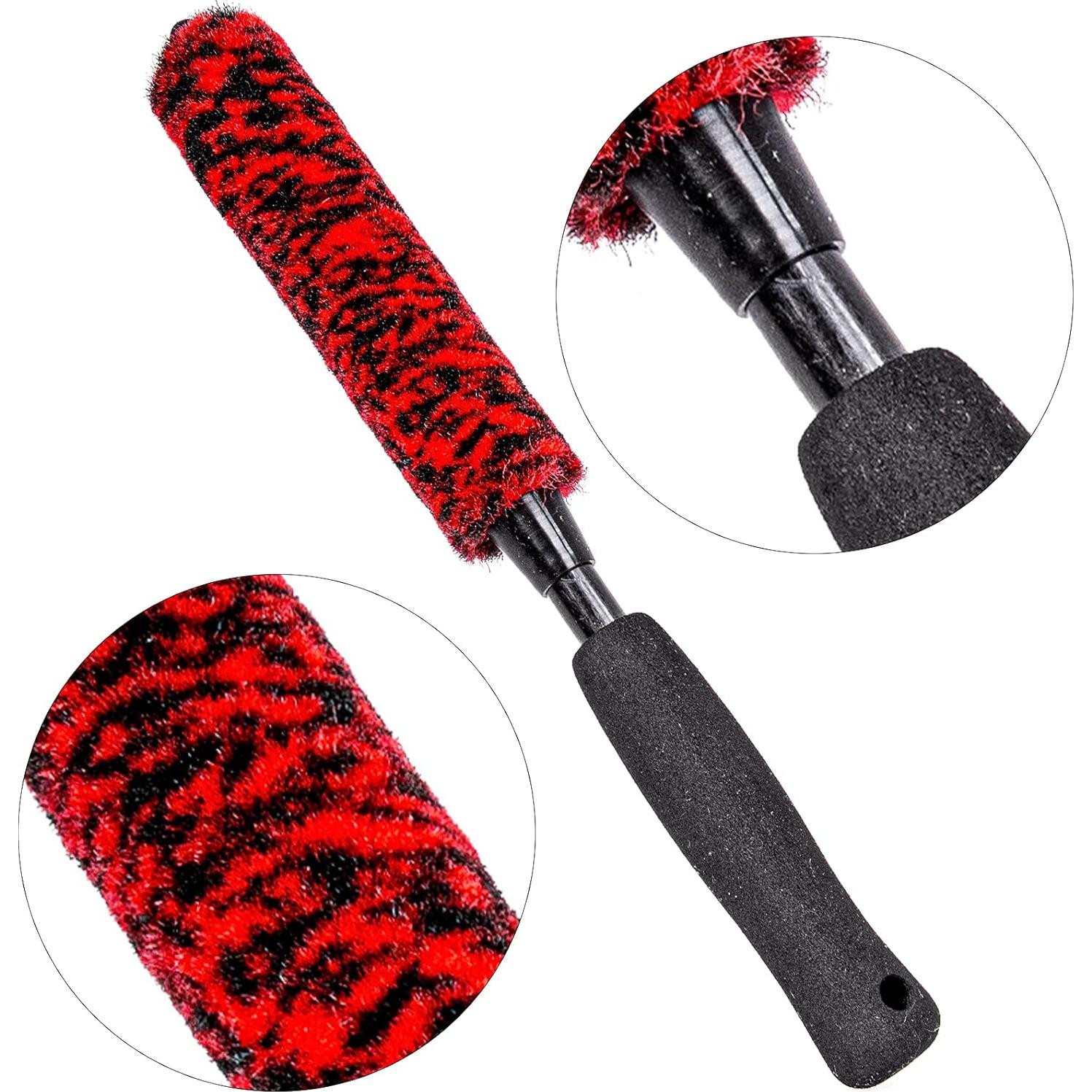 Kit de Cepillos para Ruedas bzczh - 3 Tamaños, Sin Metal