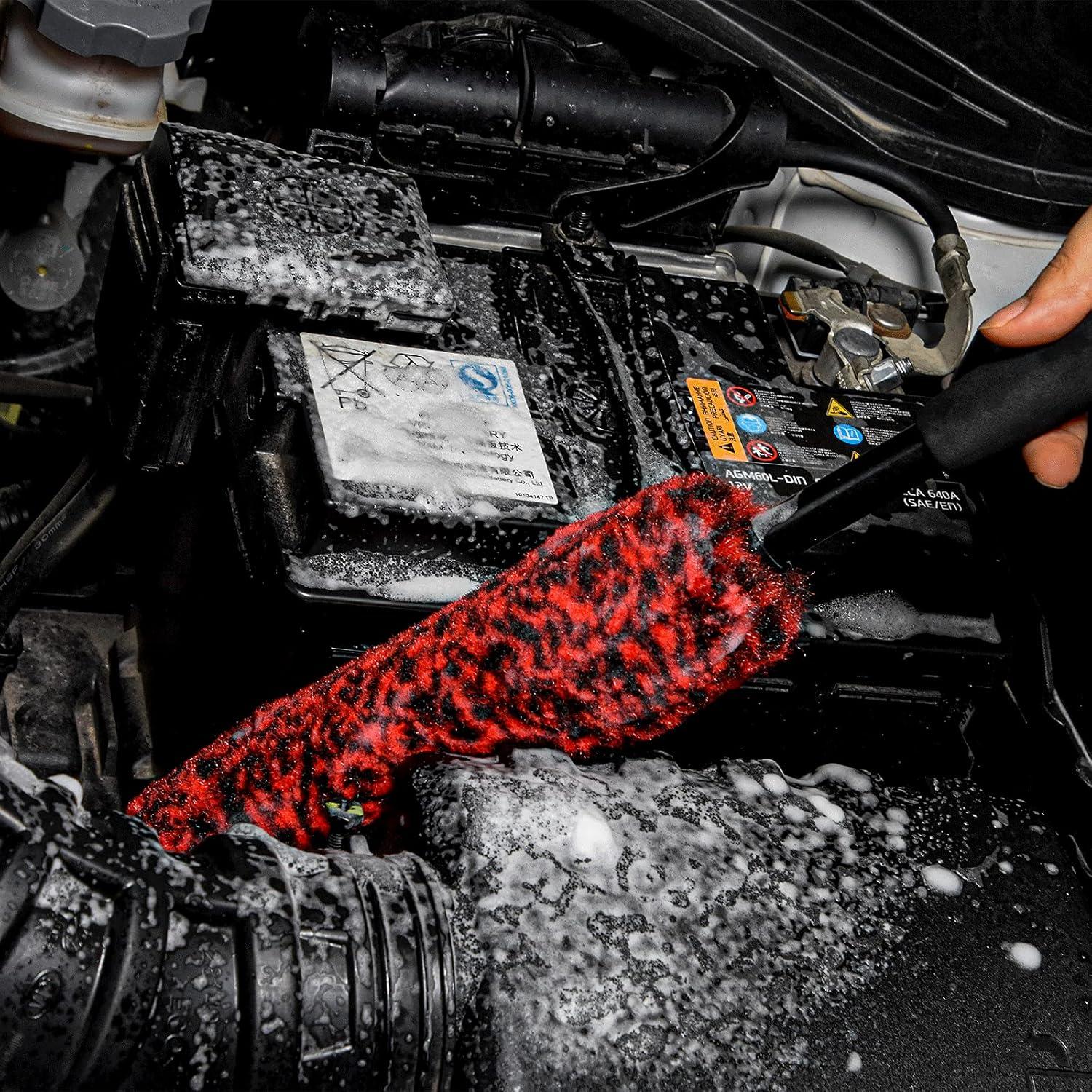 Kit de Cepillos para Ruedas bzczh - 3 Tamaños, Sin Metal