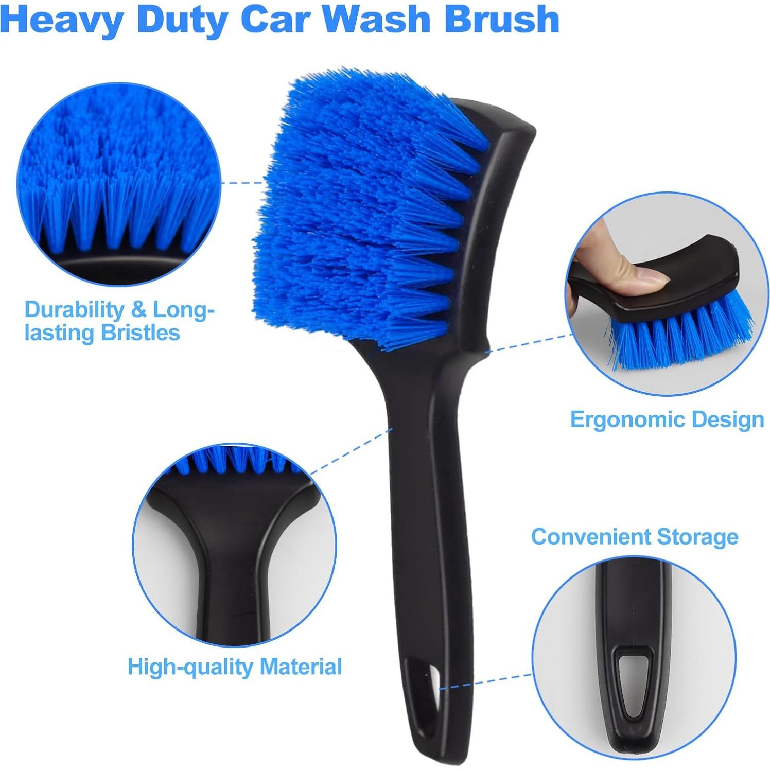 Cepillo Limpiador de Ruedas NIKCOSMK WCB-5 - Kit Completo