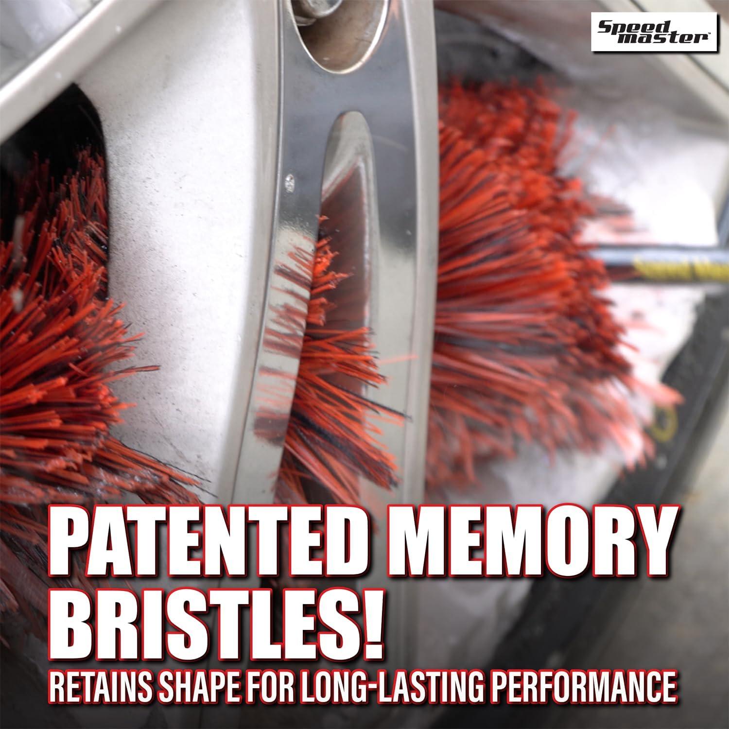 Cepillo para Ruedas Speed Master - Cerdas de Memoria 45.7 cm